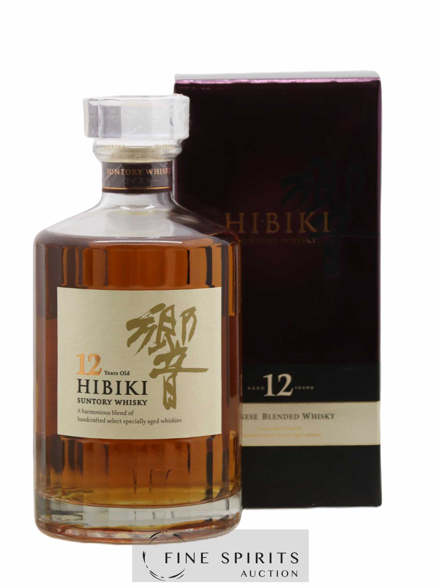 Hibiki 12 years Of. Suntory (70cl.) - Lot de 1 bouteille - 0
