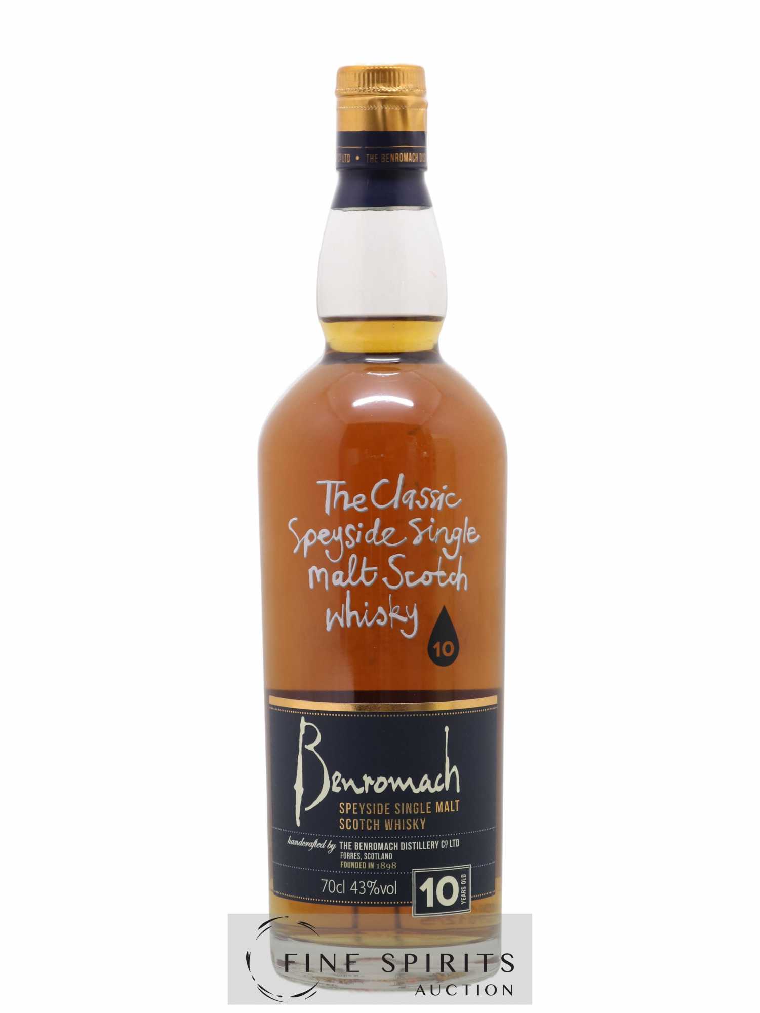 Benromach 10 years Of. - Lot de 1 bouteille - 1