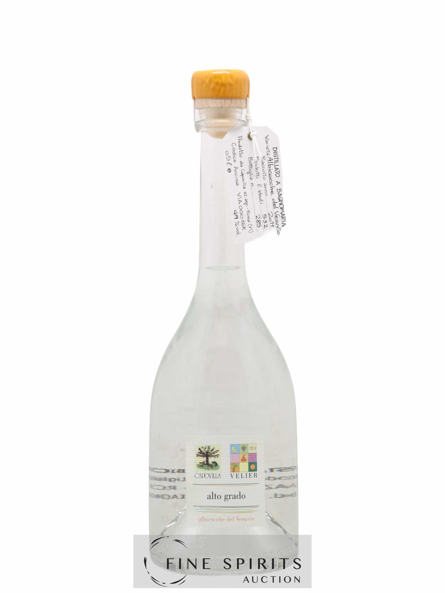 Alto Grado 2011 Capovilla-Velier Albicocche del Vesuvio 50CL - Lot de 1 bouteille - 1