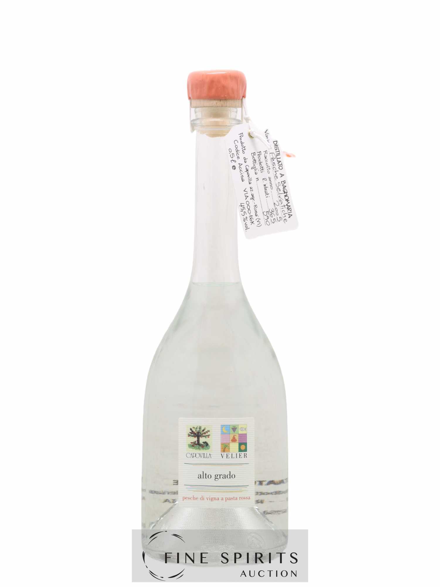 Alto Grado 2005 Capovilla-Velier Pesche di Vigna a Pasta Rossa 50CL - Lot de 1 bouteille - 1