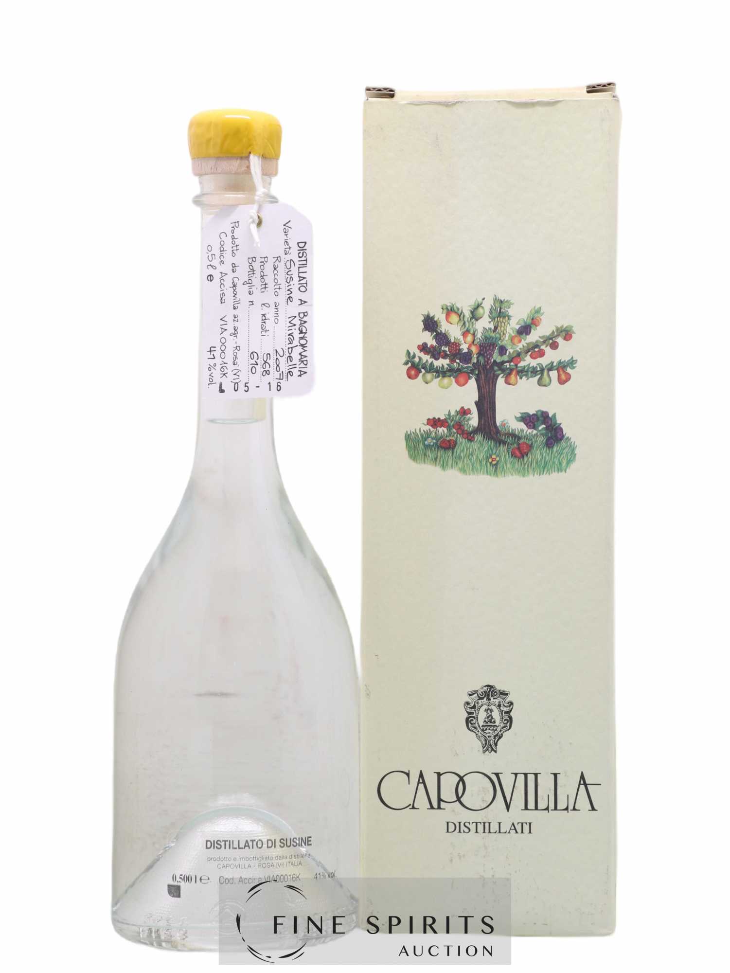 Susine Mirabelle 2007 Capovilla 50CL - Lot de 1 bouteille - 0