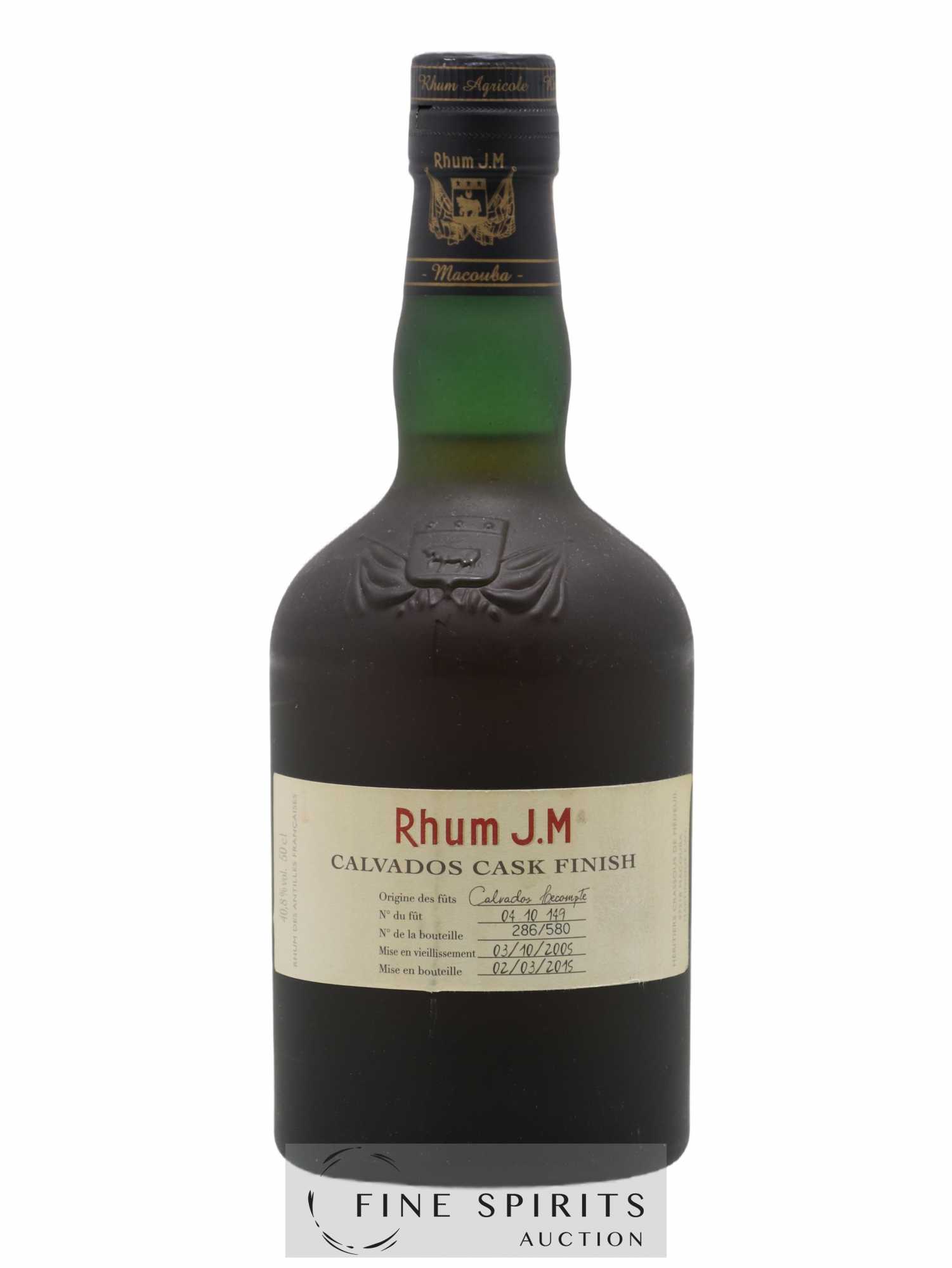 J.M 2005 Of. Calvados Cask n°0410149 - One of 580 - bottled 2015 50CL - Lot de 1 bouteille - 0