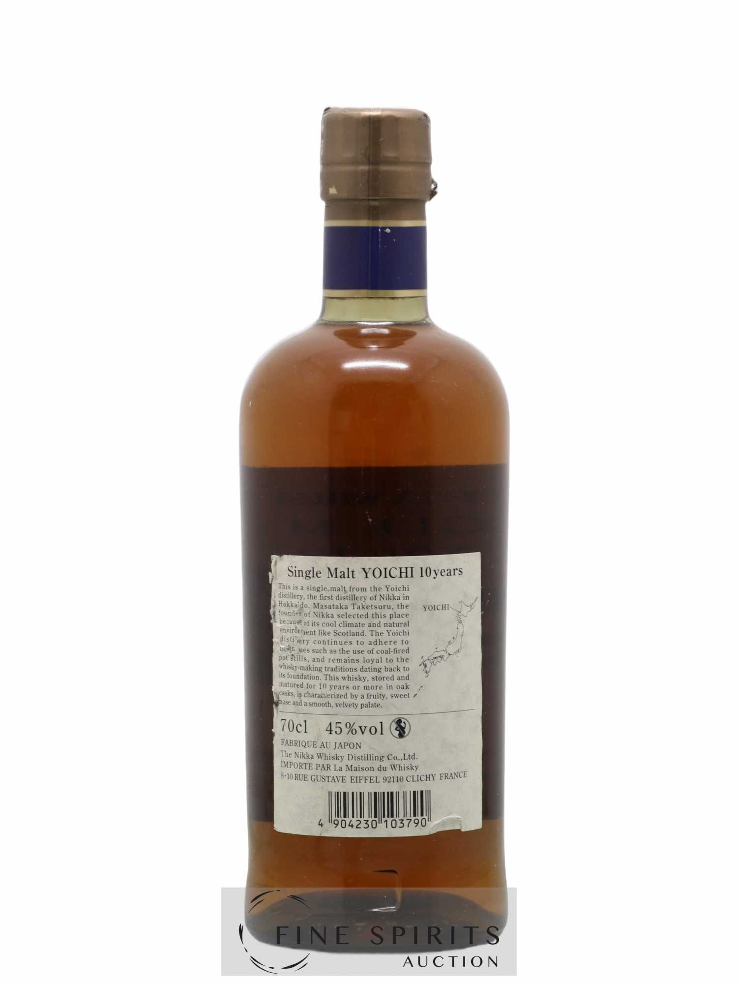 Yoichi 10 years Of. Nikka Whisky - Lot de 1 bouteille - 1