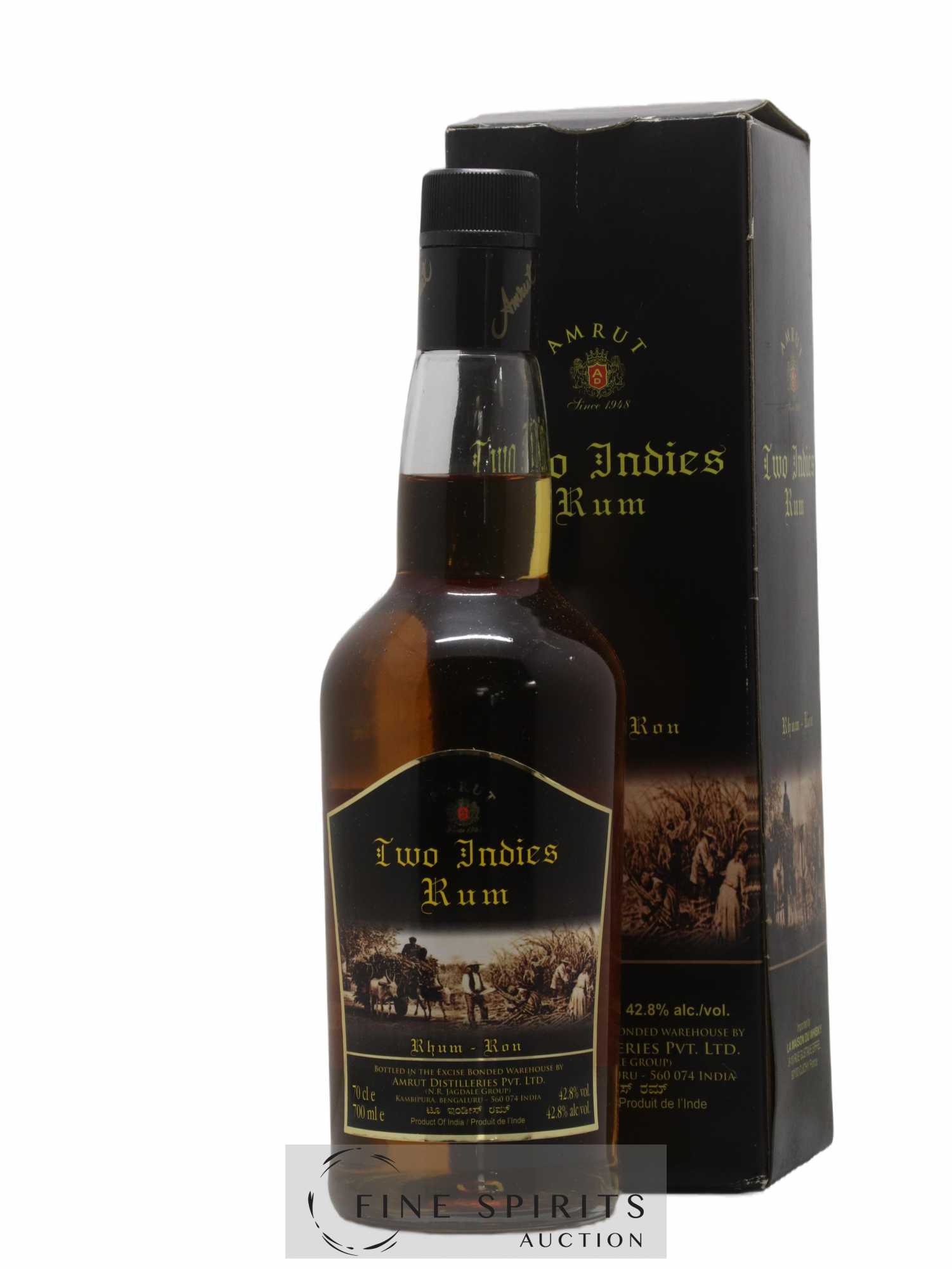 Amrut Of. Two Indies - Lot de 1 bouteille - 0