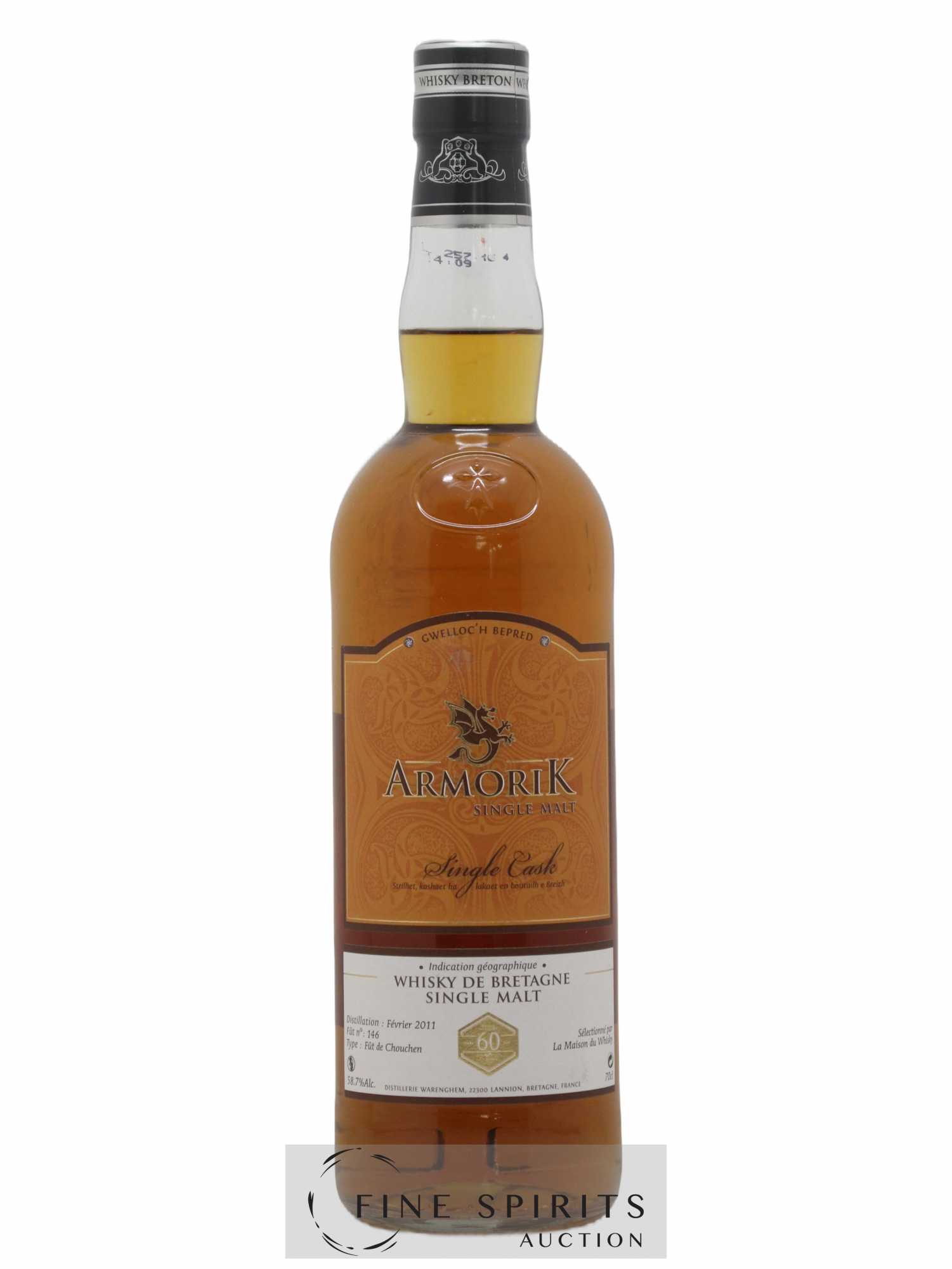 Armorik 2011 Of. Fût de Chouchen n°146 - One of 250 LMDW 60th Anniversary - Posten von 1 Flasche - 1
