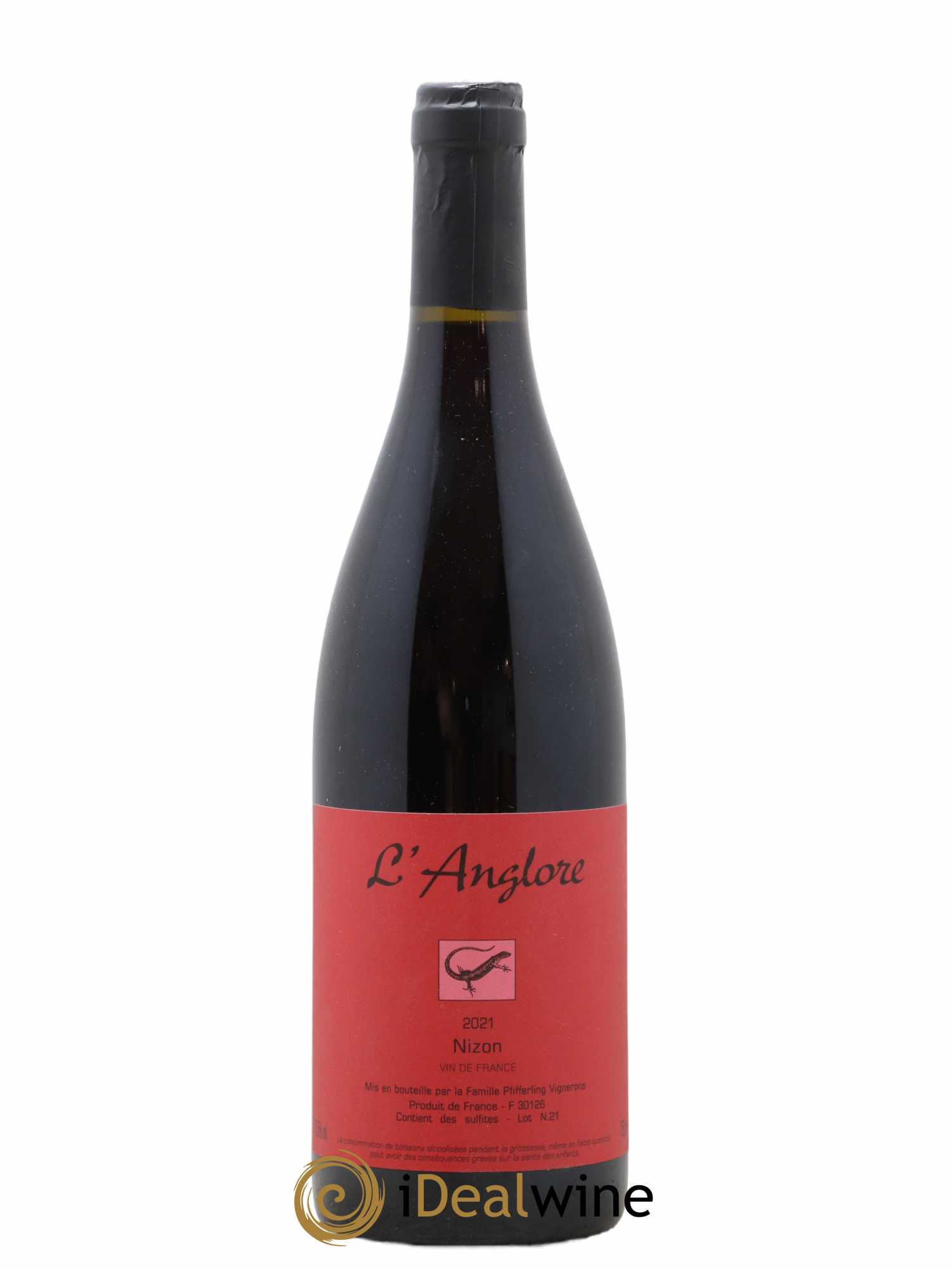 Vin de France Nizon L'Anglore 2021 - Lot de 1 bouteille - 0