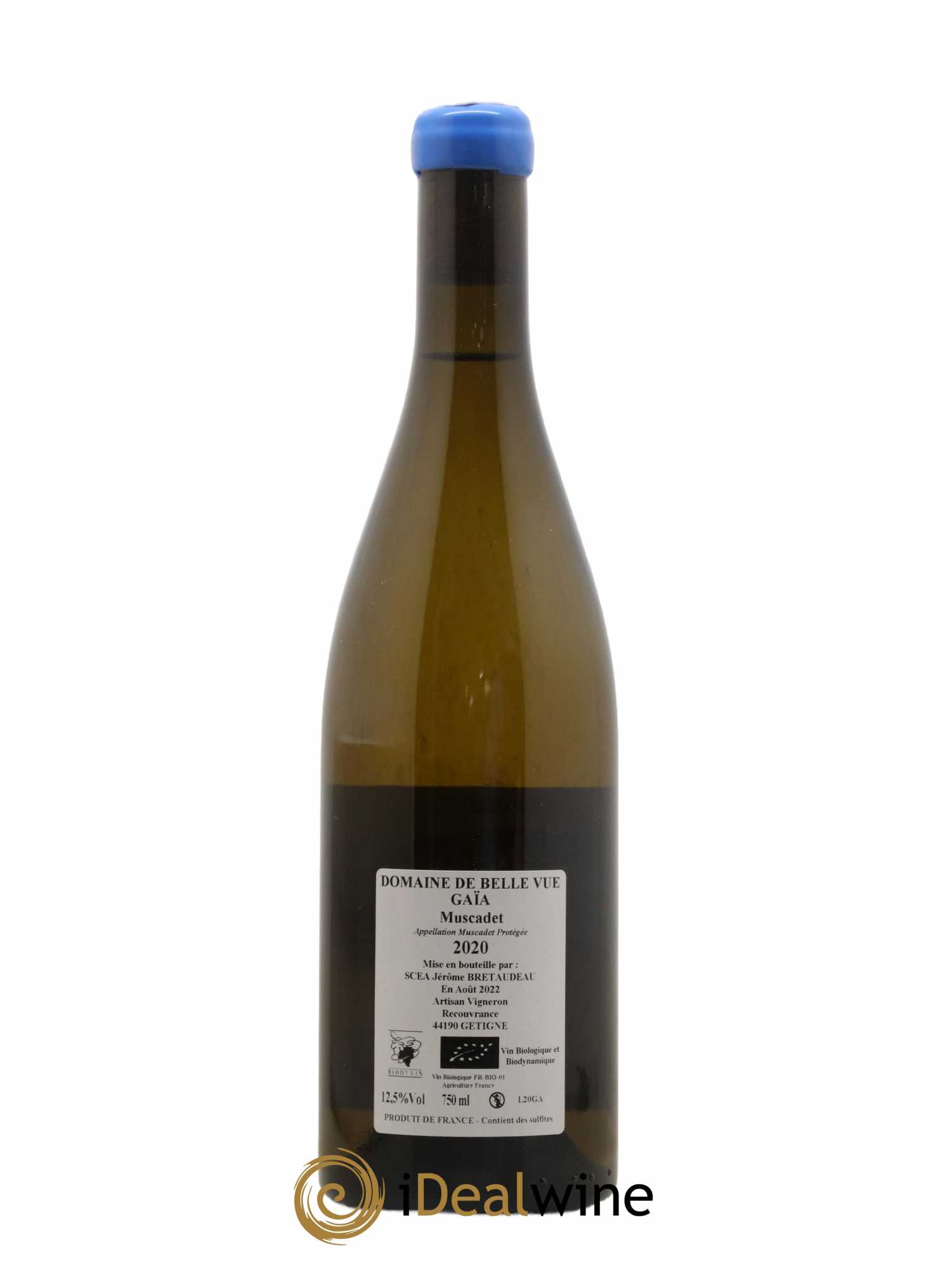 Muscadet-Sèvre-et-Maine Gaia Jérôme Bretaudeau - Domaine de Bellevue 2020 - Lot de 1 bouteille - 1