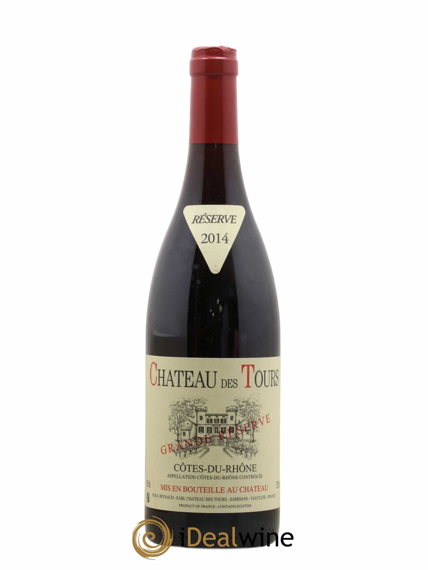Côtes-du-Rhône Château des Tours Grande Réserve Emmanuel Reynaud 2014 - Lot de 1 bouteille - 0