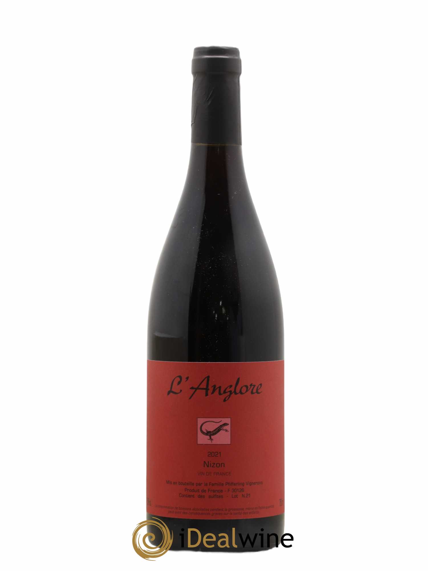 Vin de France Nizon L'Anglore 2021 - Lot de 1 bouteille - 0