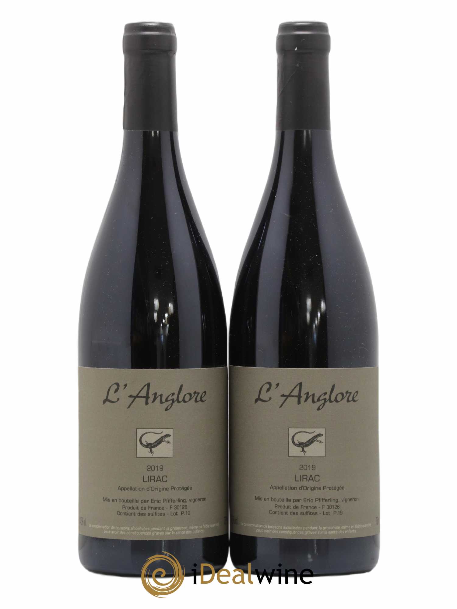 Lirac L'Anglore 2019 - Lot de 2 bouteilles - 0