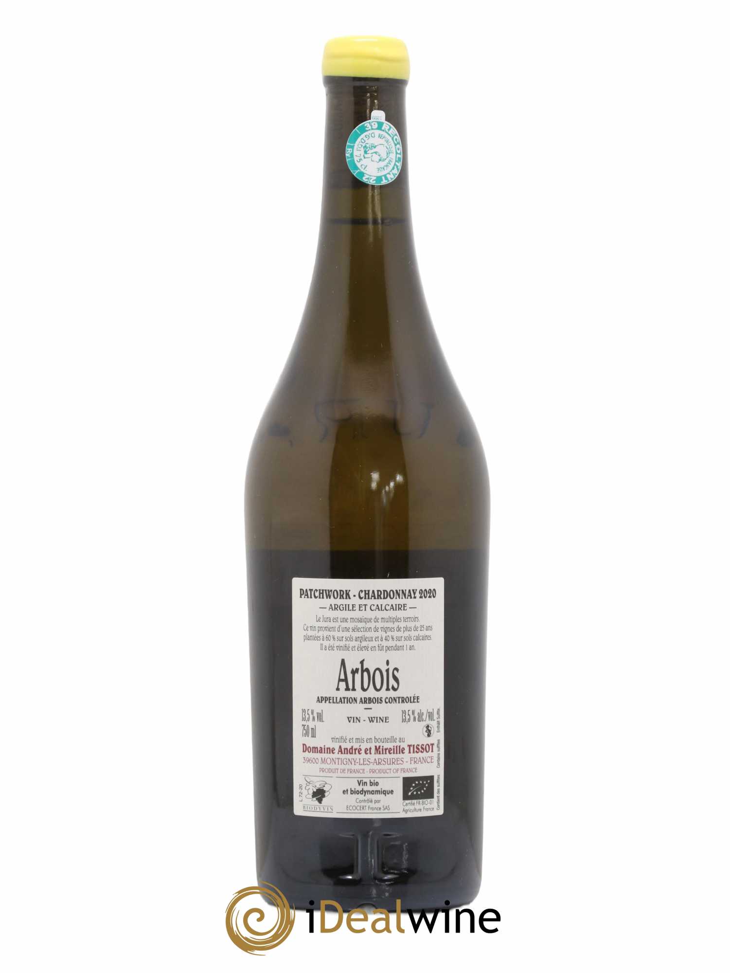 Arbois Patchwork Bénédicte et Stéphane Tissot 2020 - Lot of 1 bottle - 1