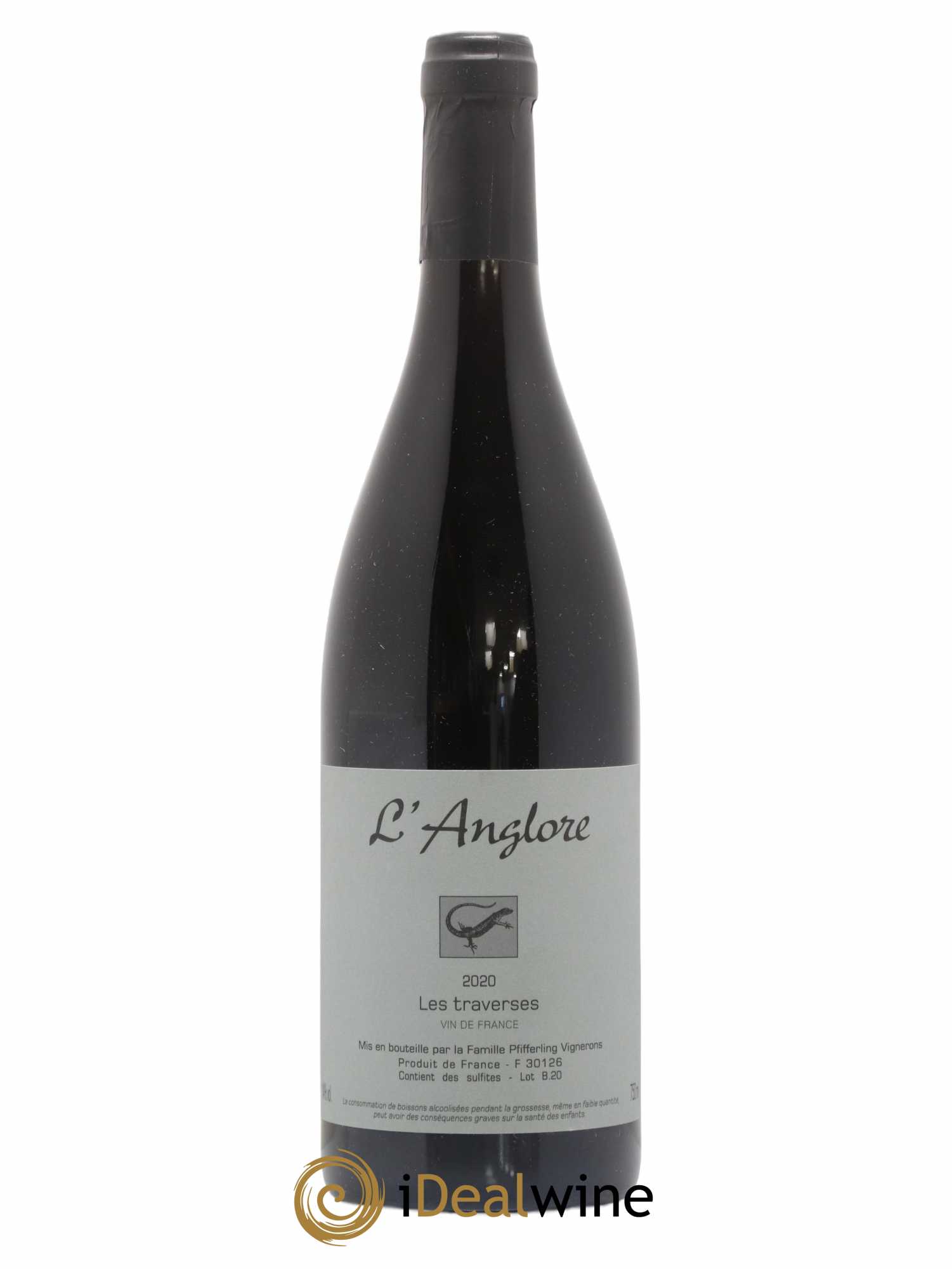 Vin de France Les Traverses L'Anglore 2020 - Lot de 1 bouteille - 0