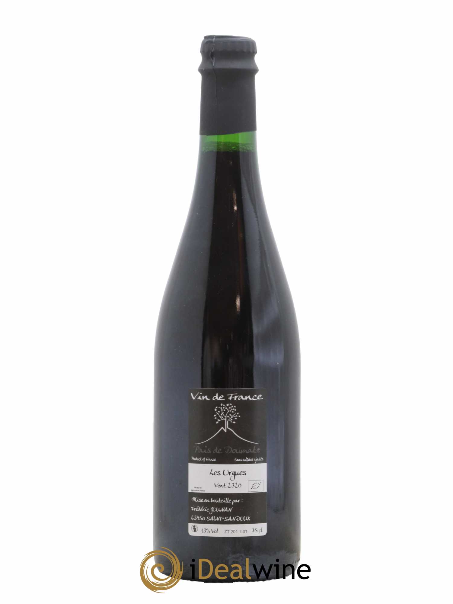 Vin de France Les Orgues Vignoble de l'Arbre Blanc 2020 - Lot de 1 bouteille - 1