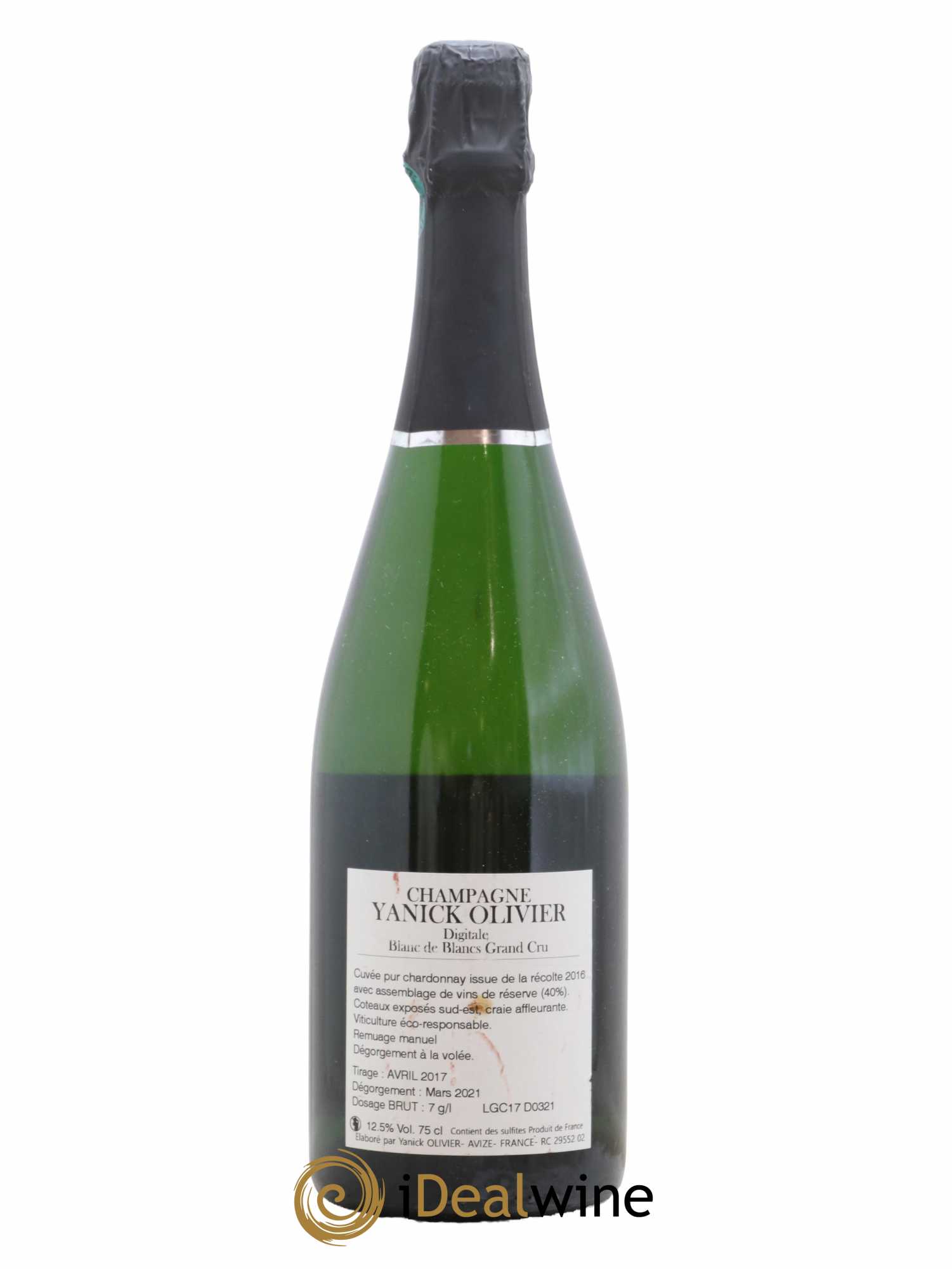 Champagne Grand Cru Digitale Yannick Olivier - Lotto di 1 bottiglia - 1