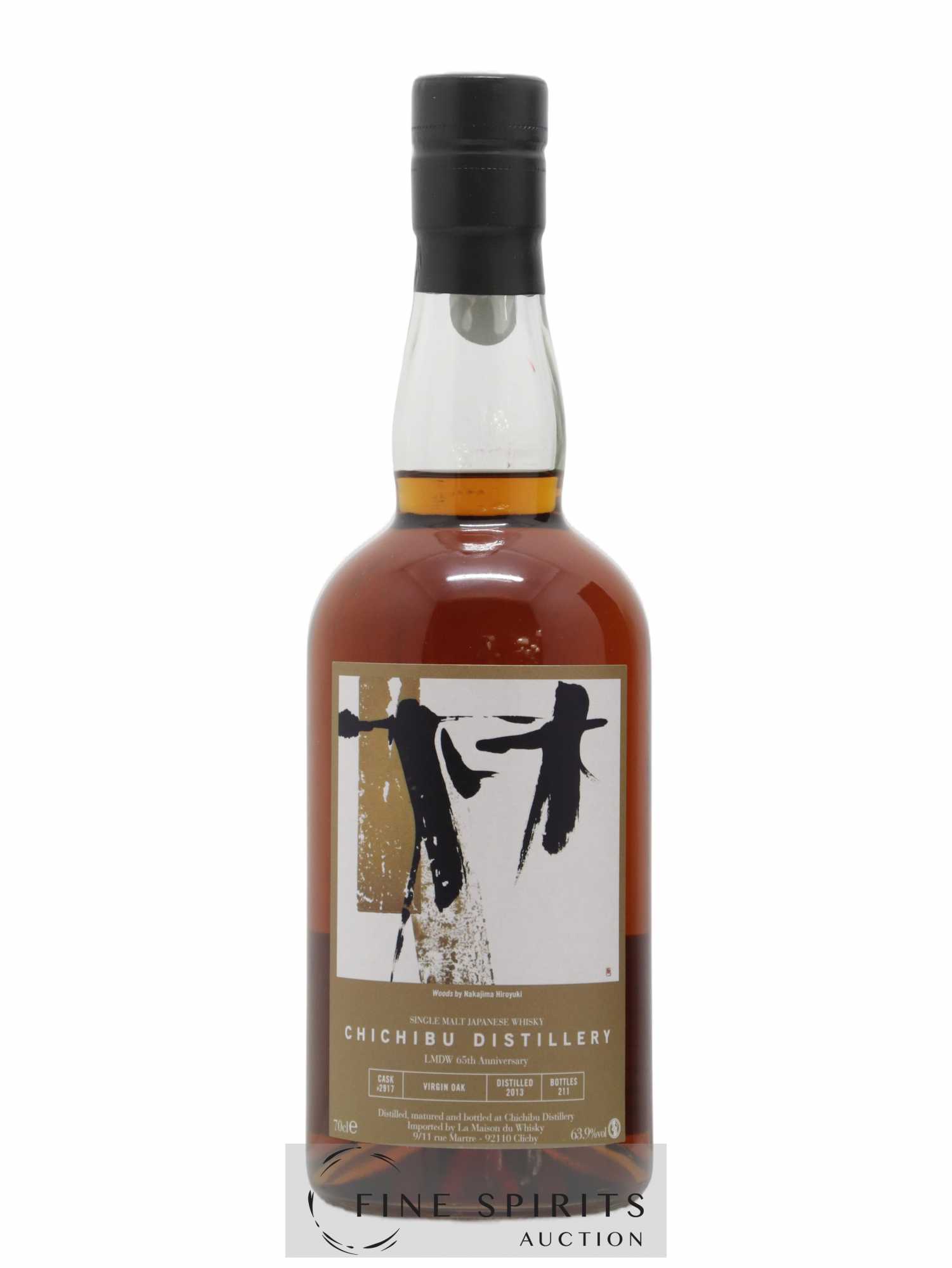 Chichibu 2013 Of. Cask n°2917 - One of 211 LMDW 65th Anniversary - Lot de 1 bouteille - 1