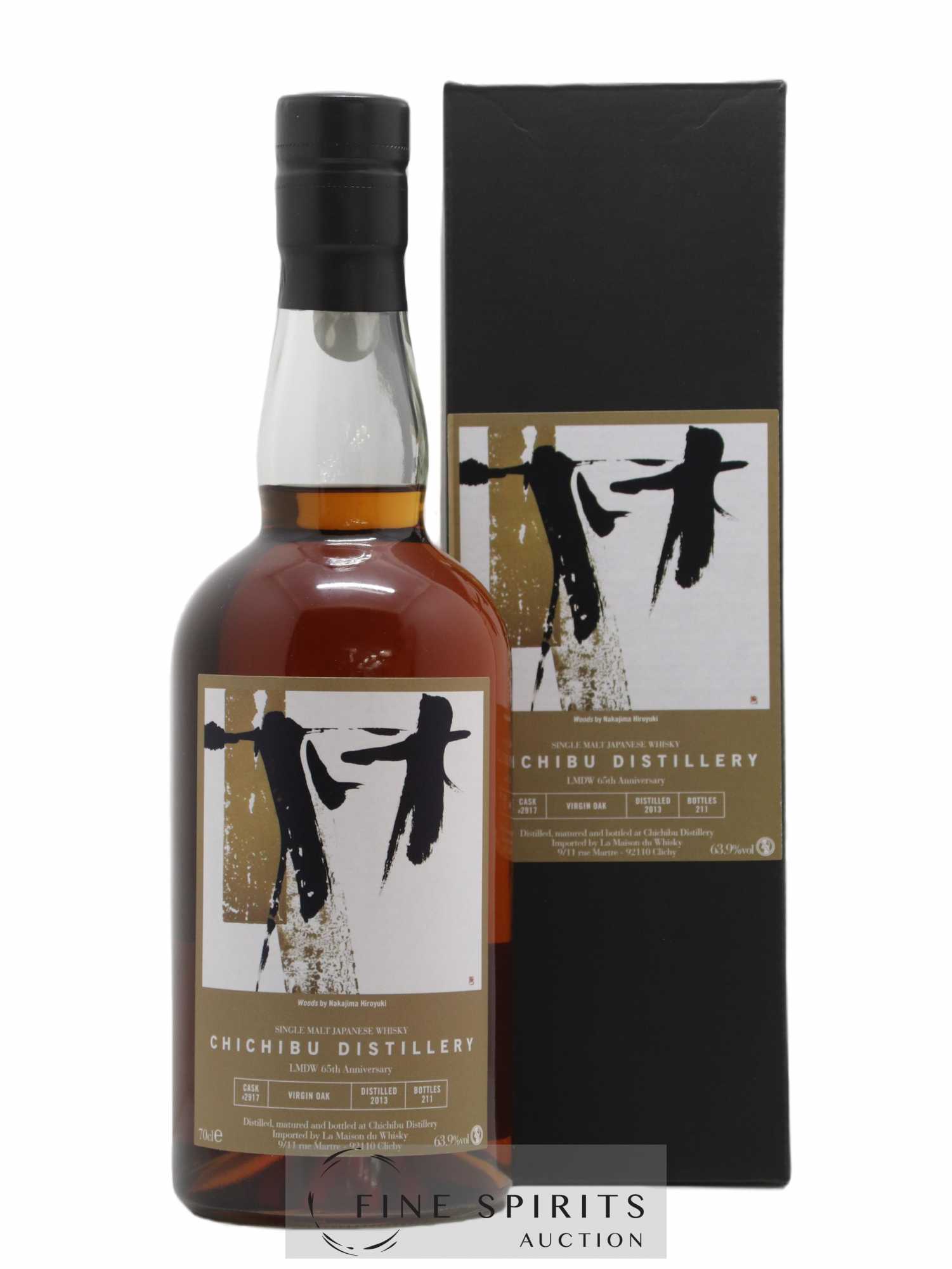 Chichibu 2013 Of. Cask n°2917 - One of 211 LMDW 65th Anniversary - Lot de 1 bouteille - 0