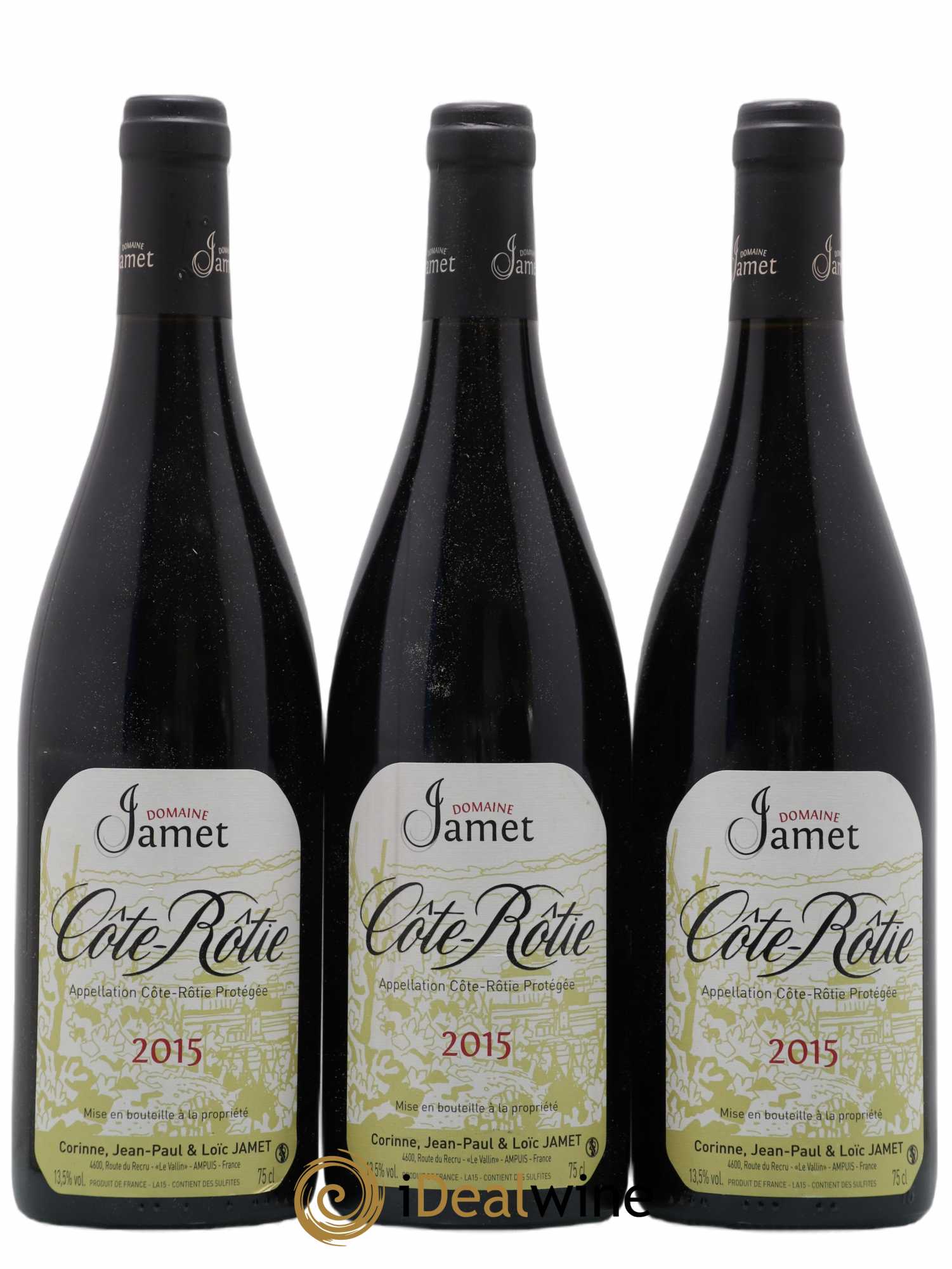 Côte-Rôtie Jamet (Domaine) 2015 - Lot de 3 bouteilles - 0