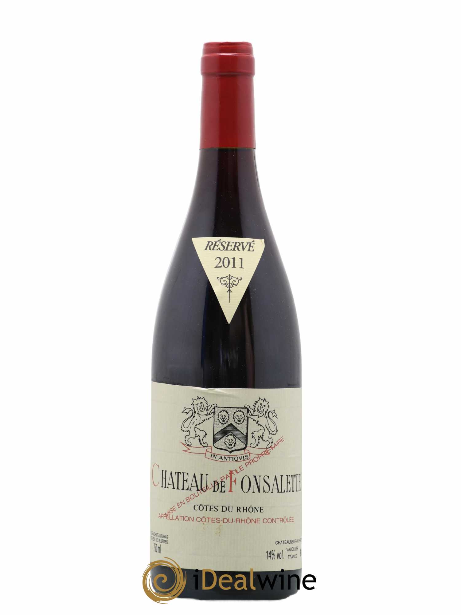 Côtes-du-Rhône Château de Fonsalette Emmanuel Reynaud 2011 - Lot de 1 bouteille - 0