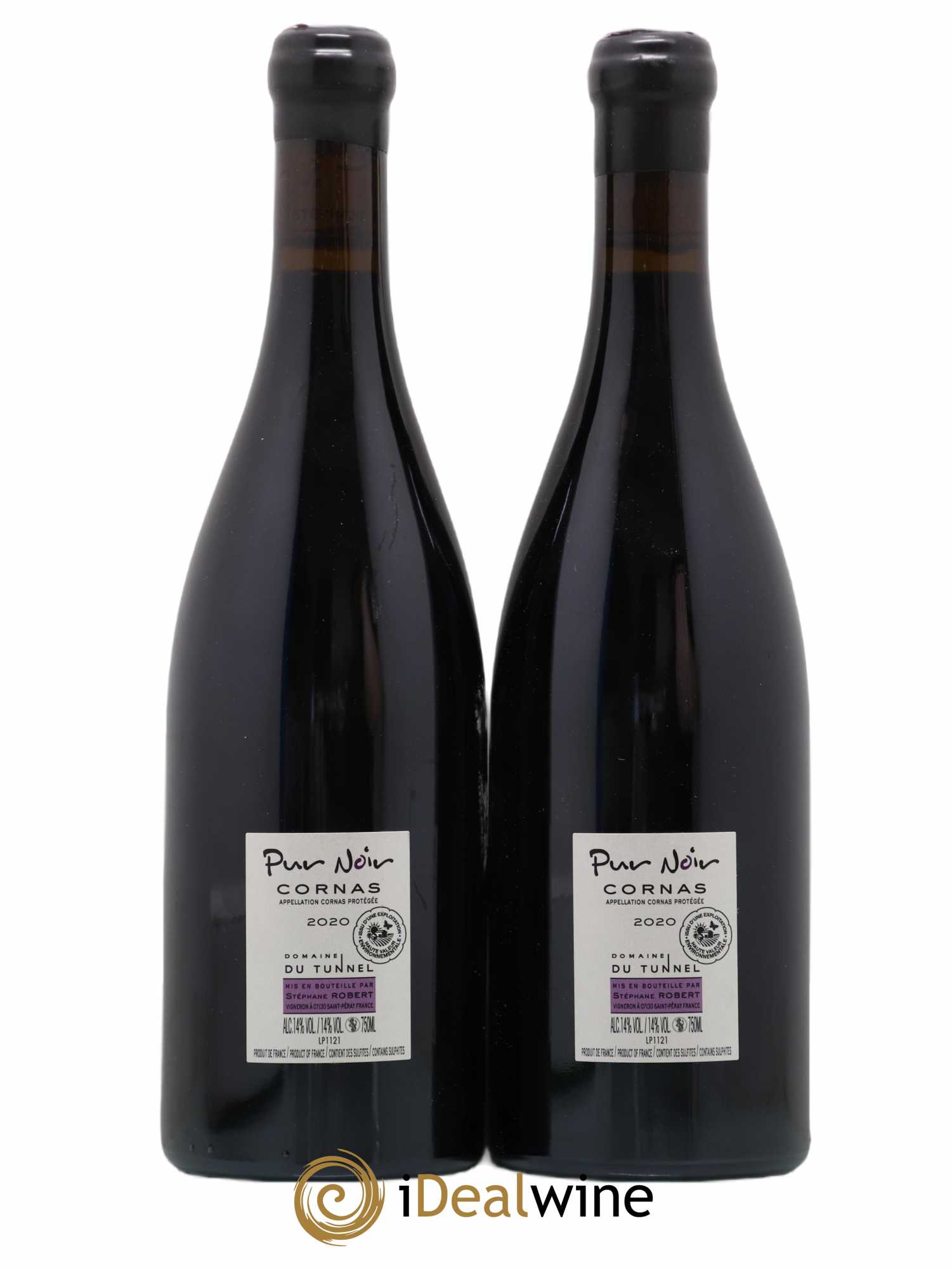 Cornas Pur Noir Tunnel (Domaine du) 2020 - Lot de 2 bouteilles - 1