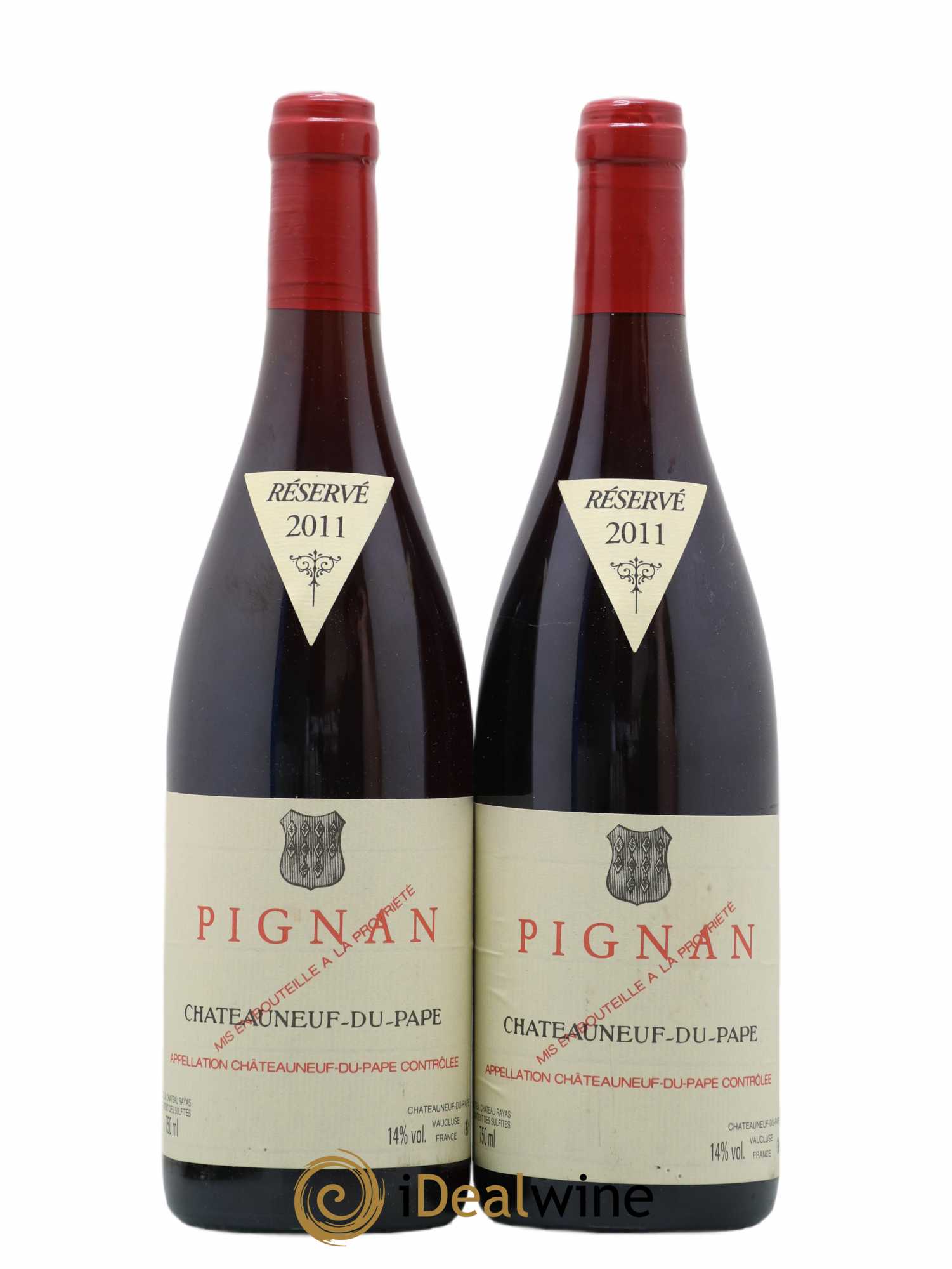 Châteauneuf-du-Pape Pignan Emmanuel Reynaud 2011 - Lot de 2 bouteilles - 0
