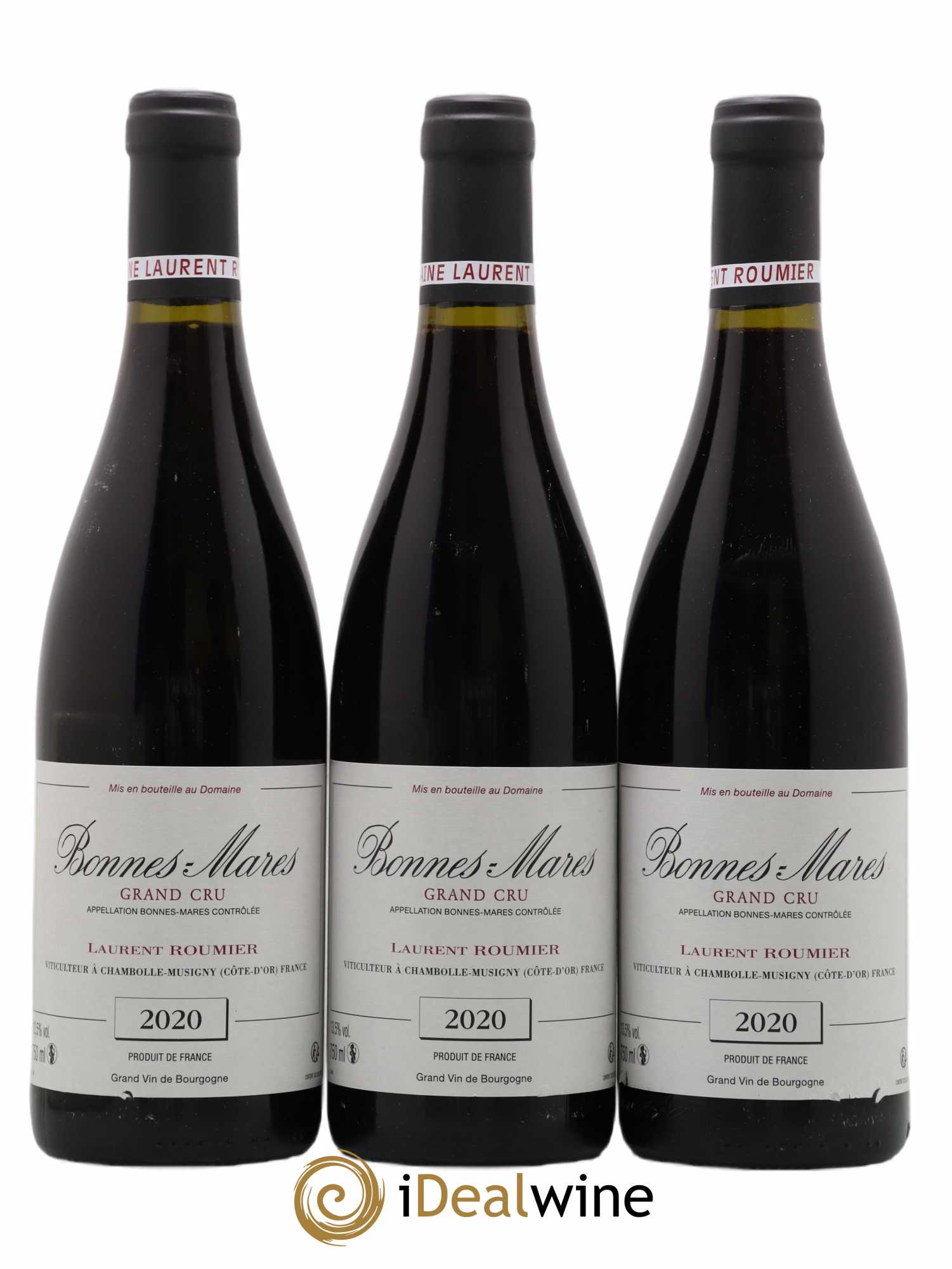 Bonnes-Mares Grand Cru Laurent Roumier 2020 - Lot de 3 bouteilles - 0