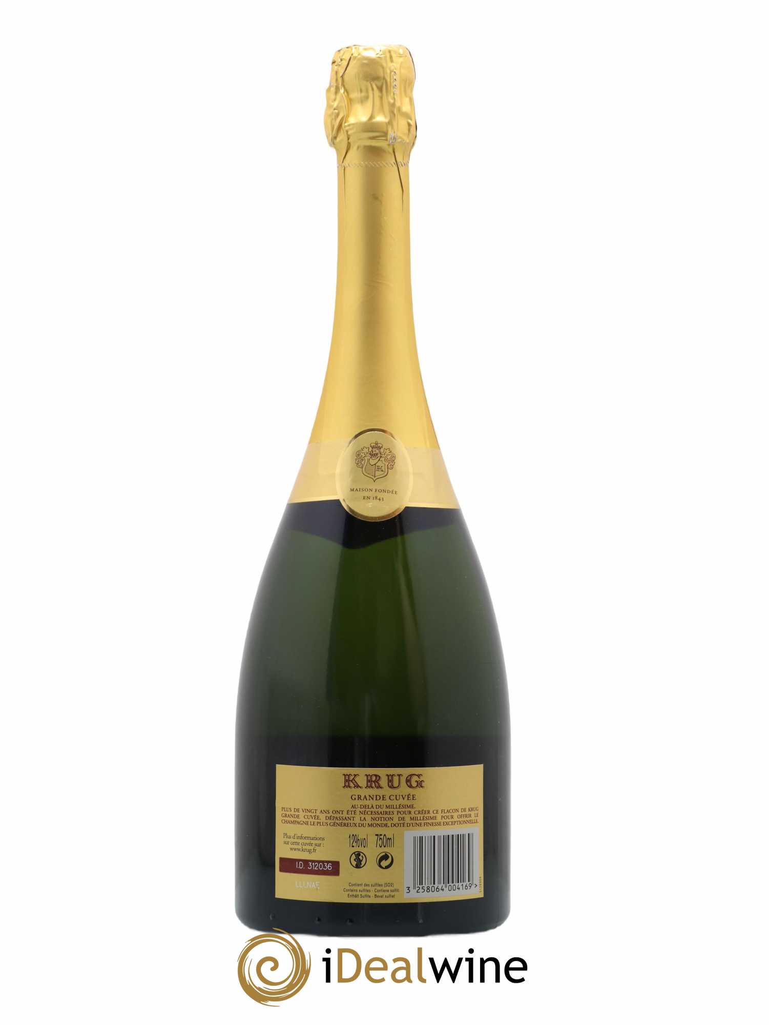 Grande Cuvée - 161ème édition Krug - Lot de 1 bouteille - 1
