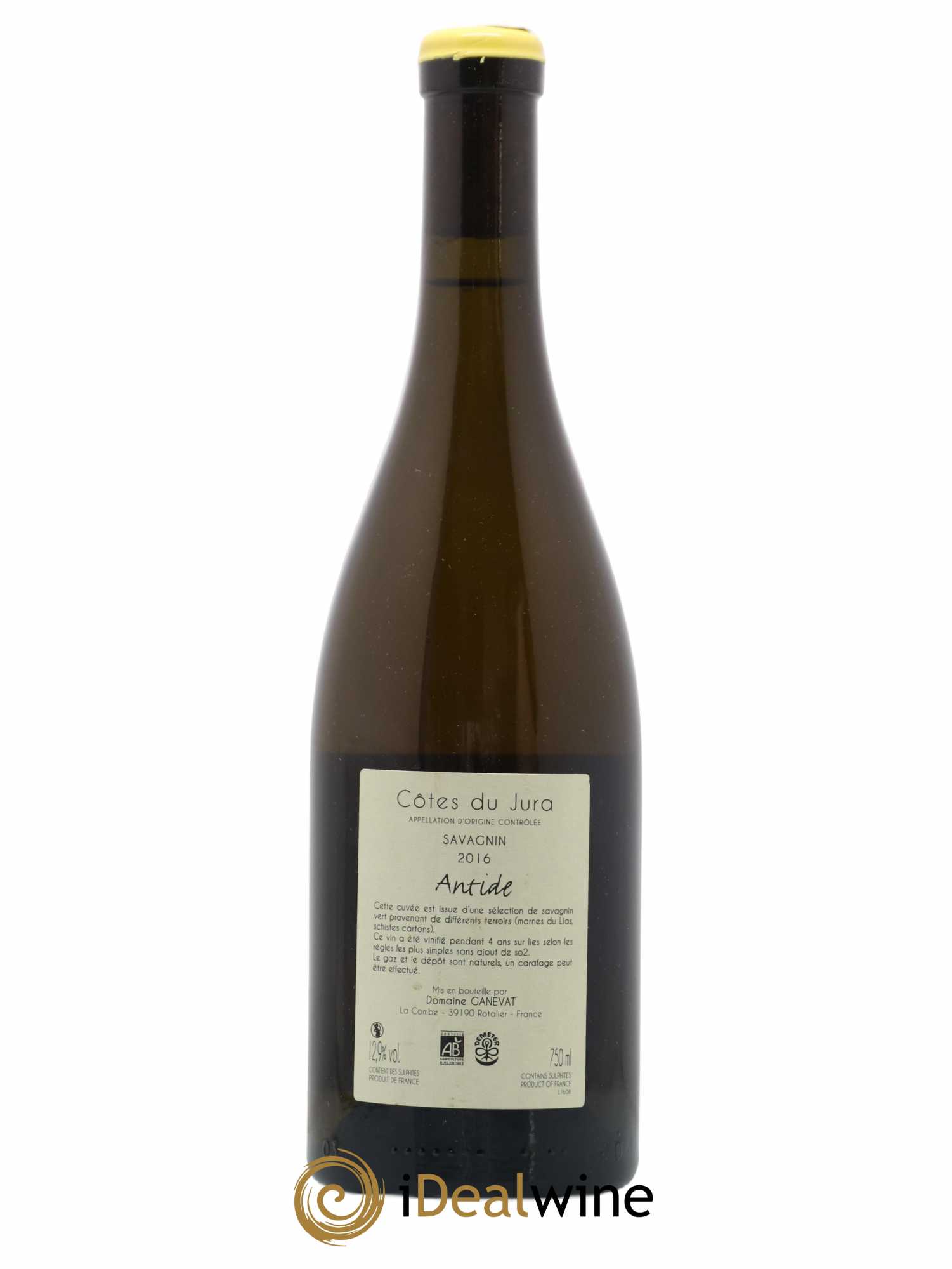 Côtes du Jura Savagnin Antide Jean-François Ganevat (Domaine) 2016 - Lot de 1 bouteille - 1