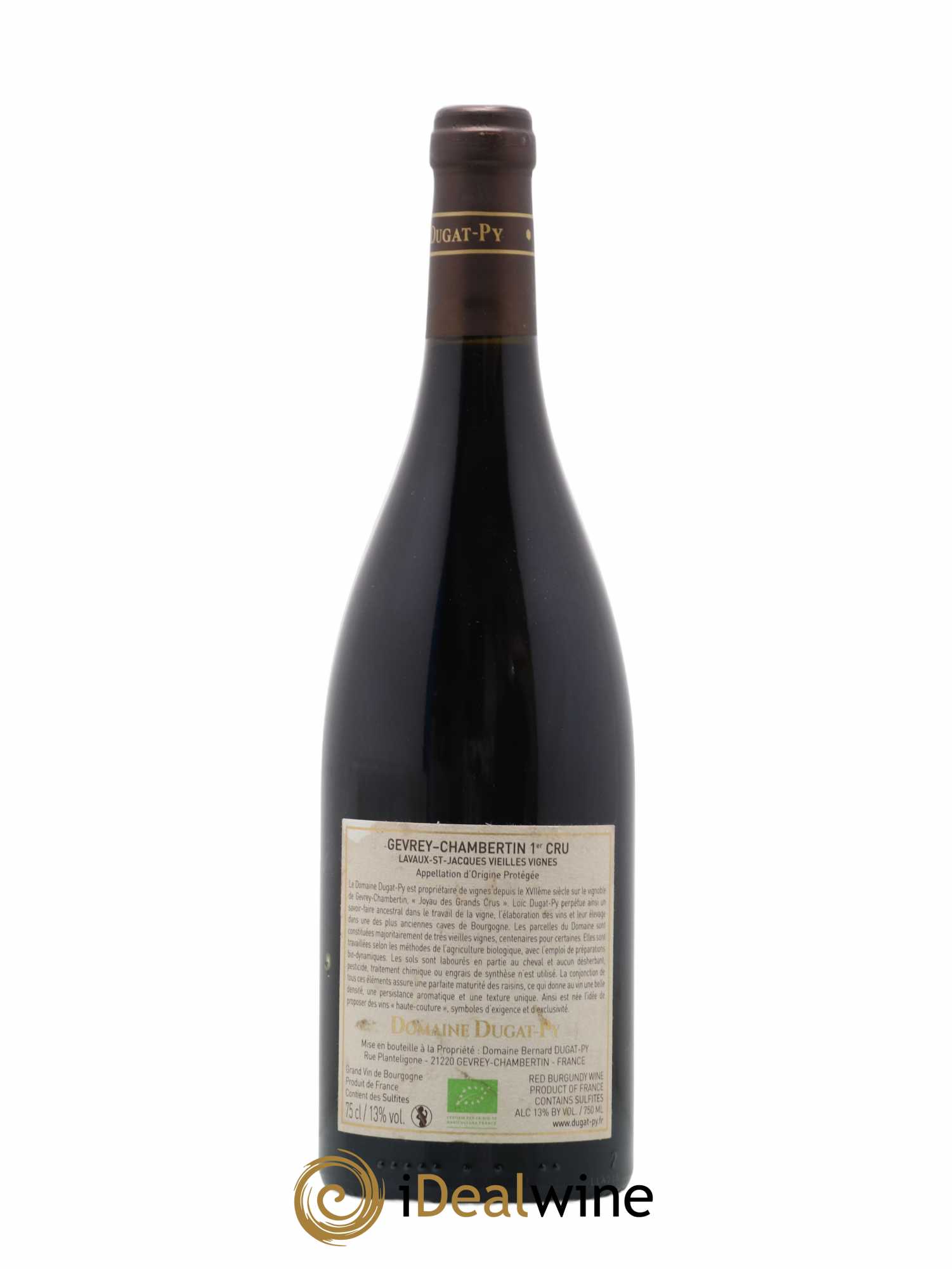 Gevrey-Chambertin 1er Cru Lavaux Saint Jacques Dugat-Py 2018 - Lot de 1 bouteille - 1