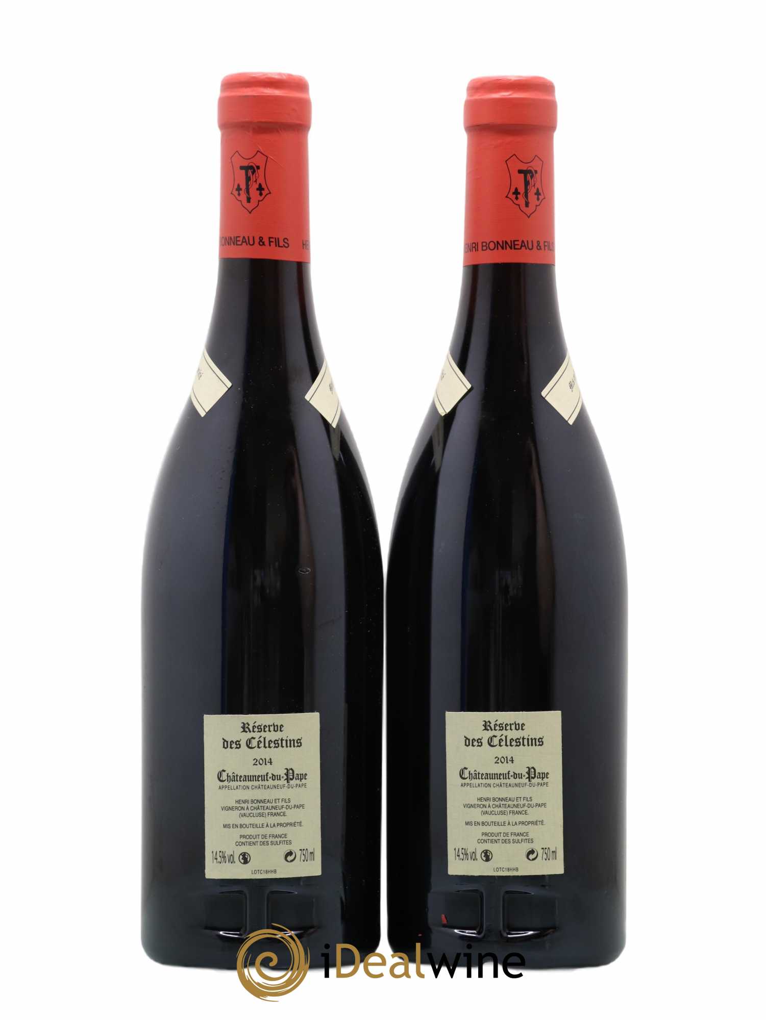 Châteauneuf-du-Pape Réserve des Célestins Henri Bonneau & Fils 2014 - Lot de 2 bouteilles - 1