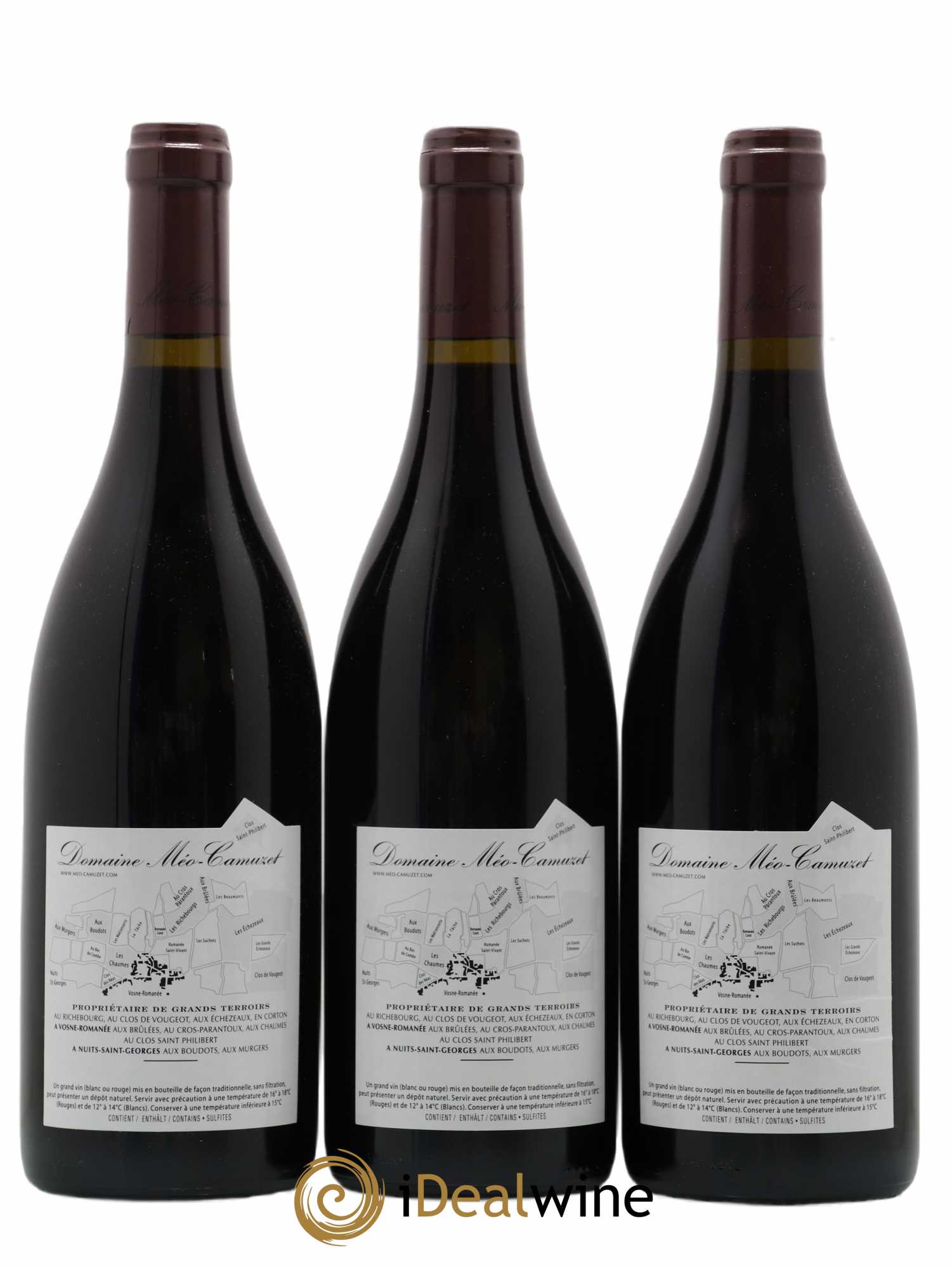 Vosne-Romanée 1er Cru Les Chaumes Méo-Camuzet (Domaine) 2015 - Lot de 3 bouteilles - 1