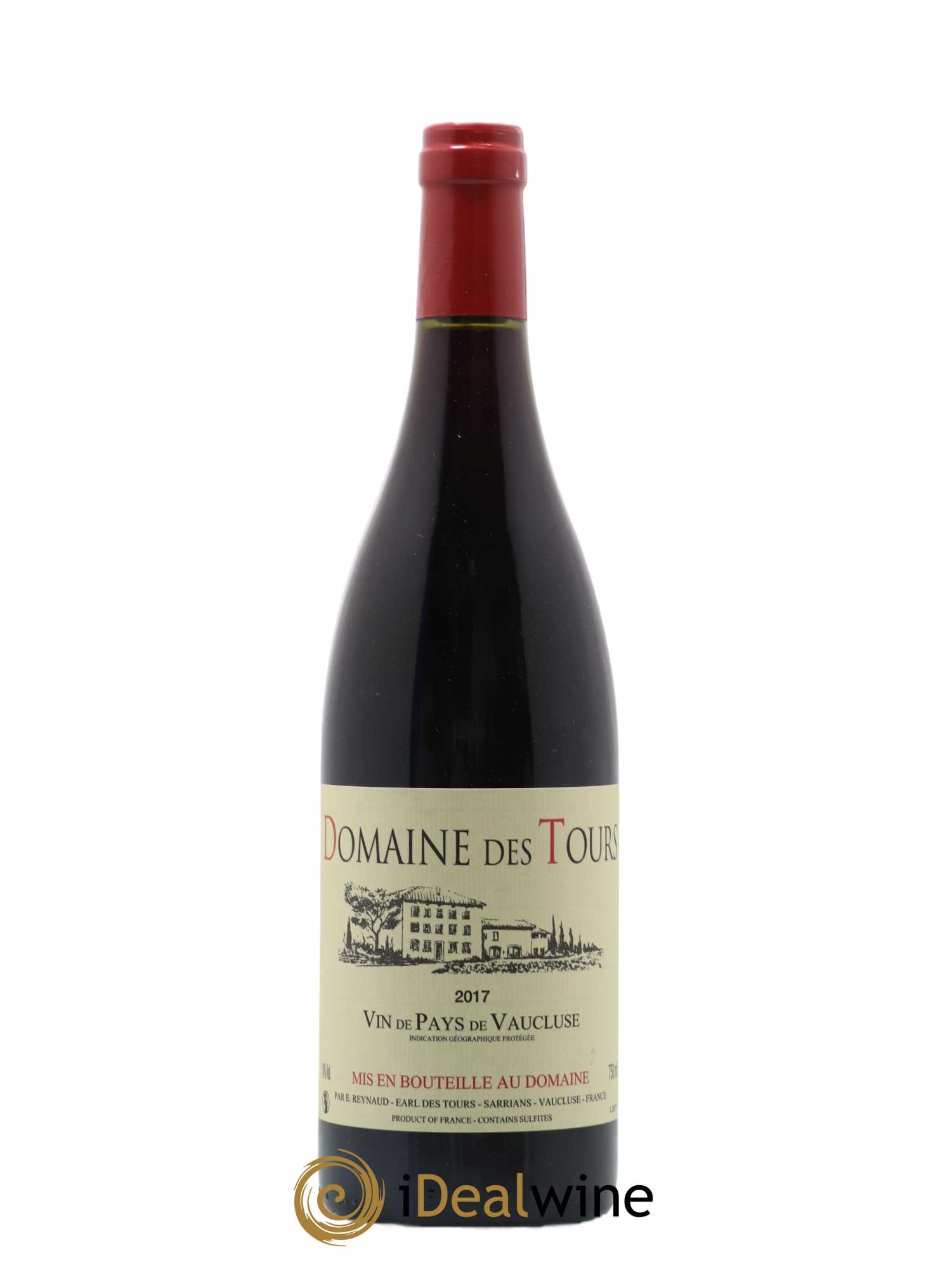 Vaucluse (Vin de Pays de Vaucluse) Domaine des Tours Emmanuel Reynaud 2017 - Lot de 1 bouteille - 0