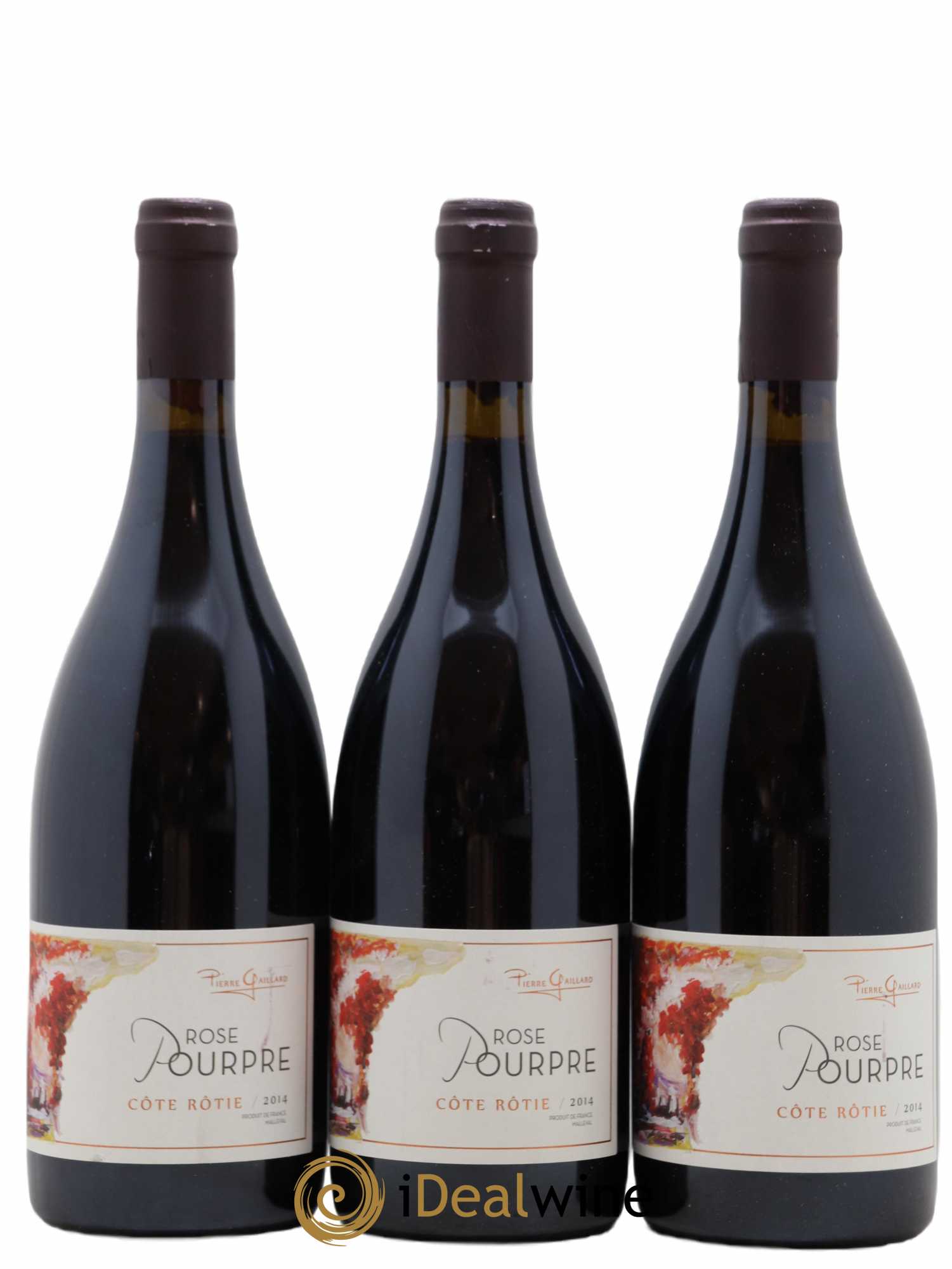 Côte-Rôtie Rose Pourpre Pierre Gaillard 2014 - Lot de 3 bouteilles - 0
