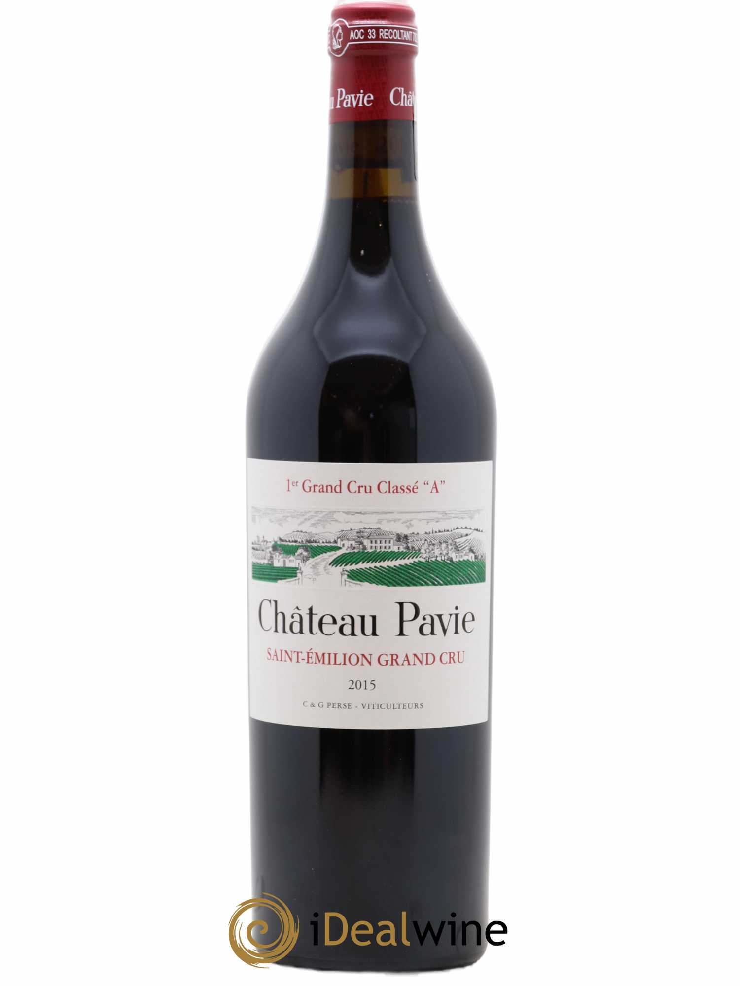 Château Pavie 1er Grand Cru Classé A 2015 - Lot de 1 bouteille - 0