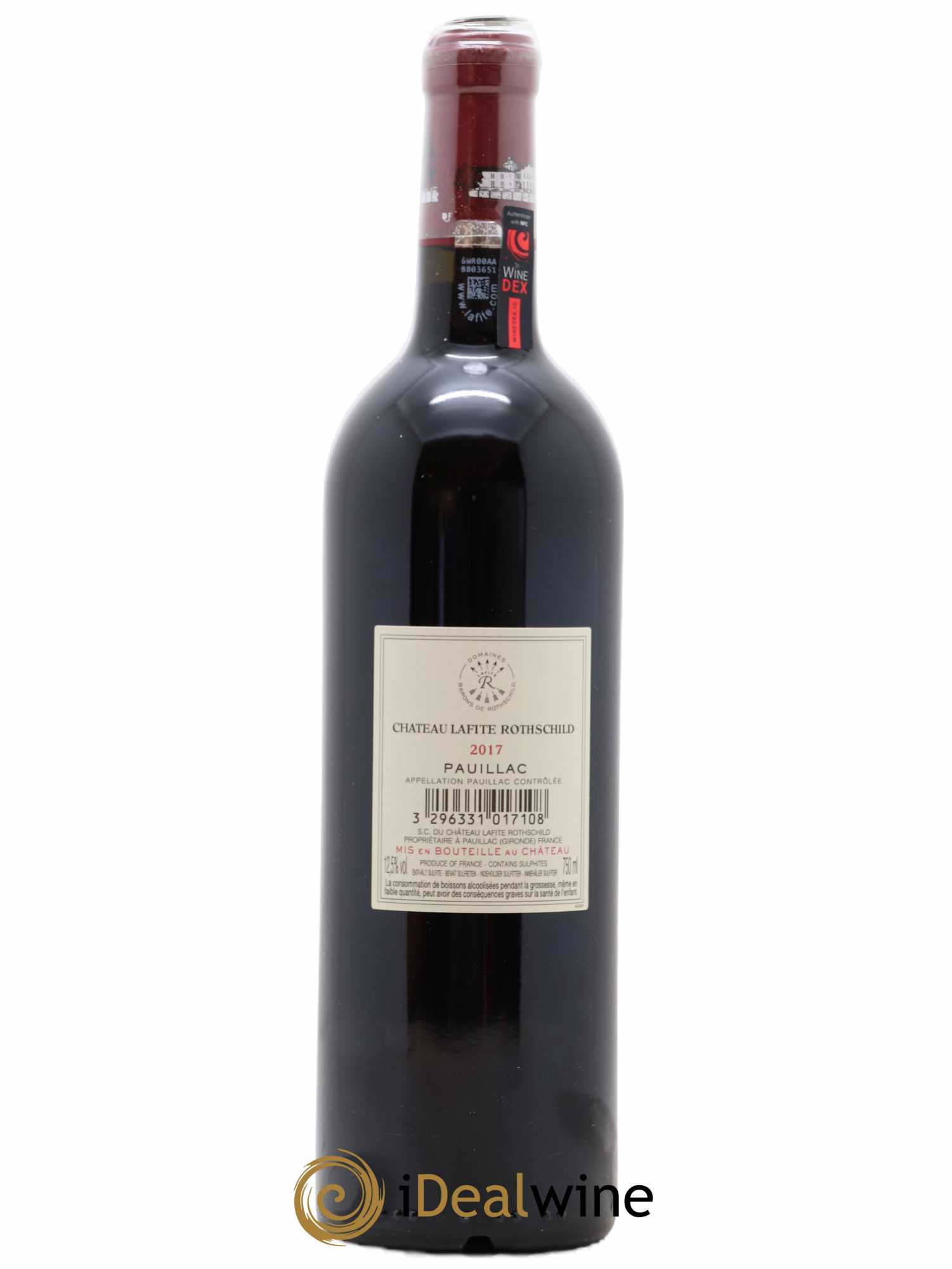 Château Lafite Rothschild 1er Grand Cru Classé 2017 - Lot de 1 bouteille - 1