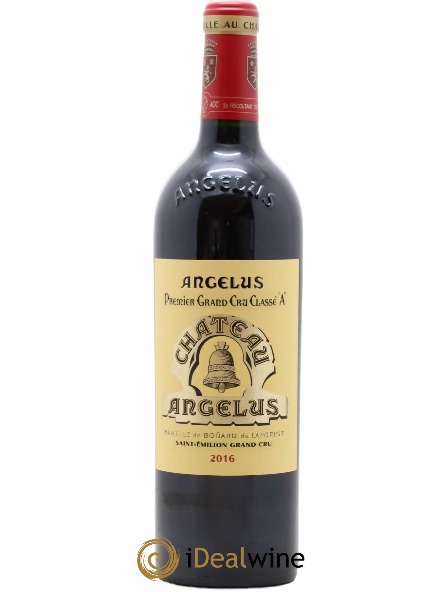 Château Angélus 1er Grand Cru Classé A 2016 - Lot de 1 bouteille - 0