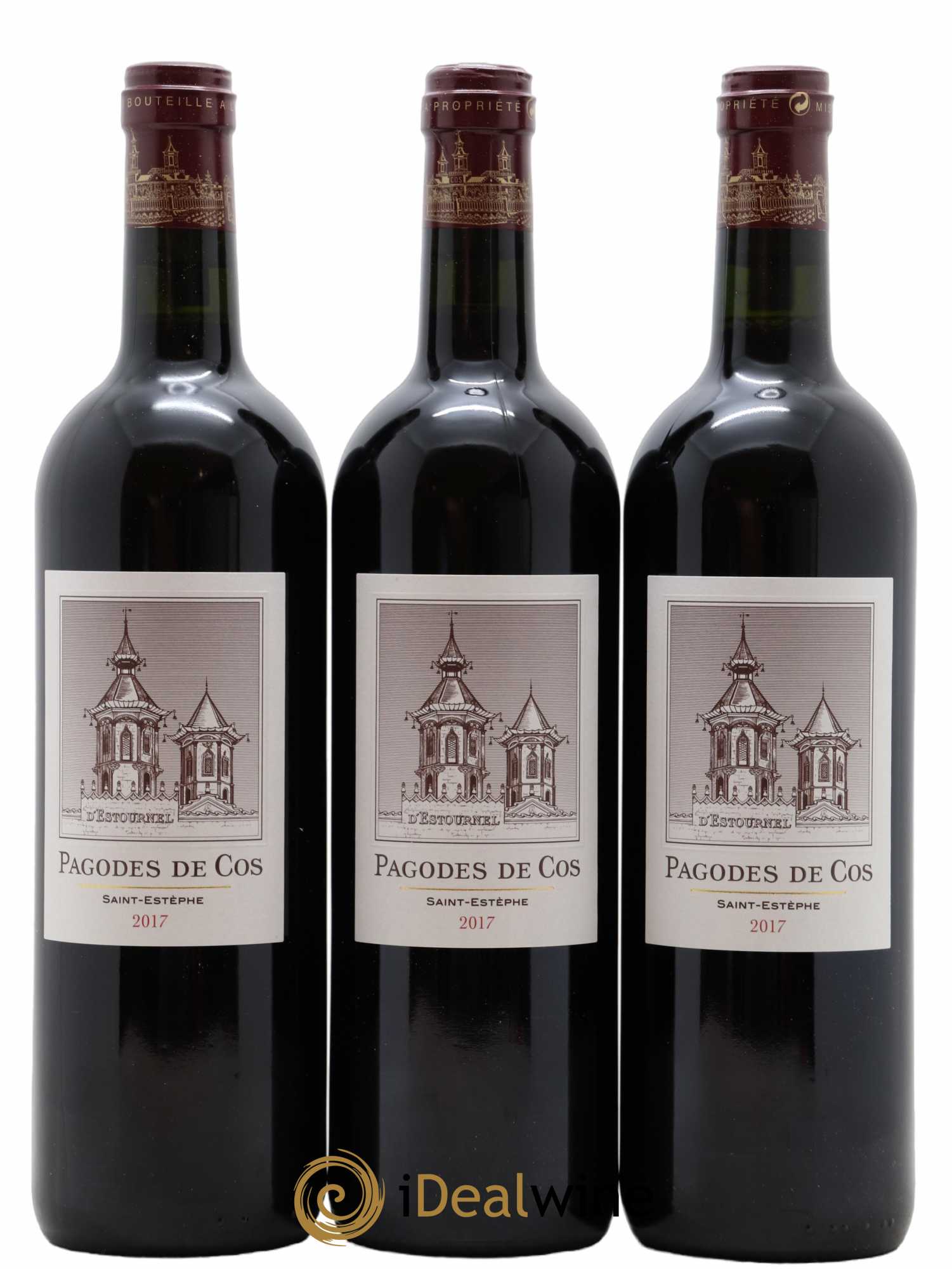 Les Pagodes de Cos Second Vin 2017 - Posten von 6 Flaschen - 1