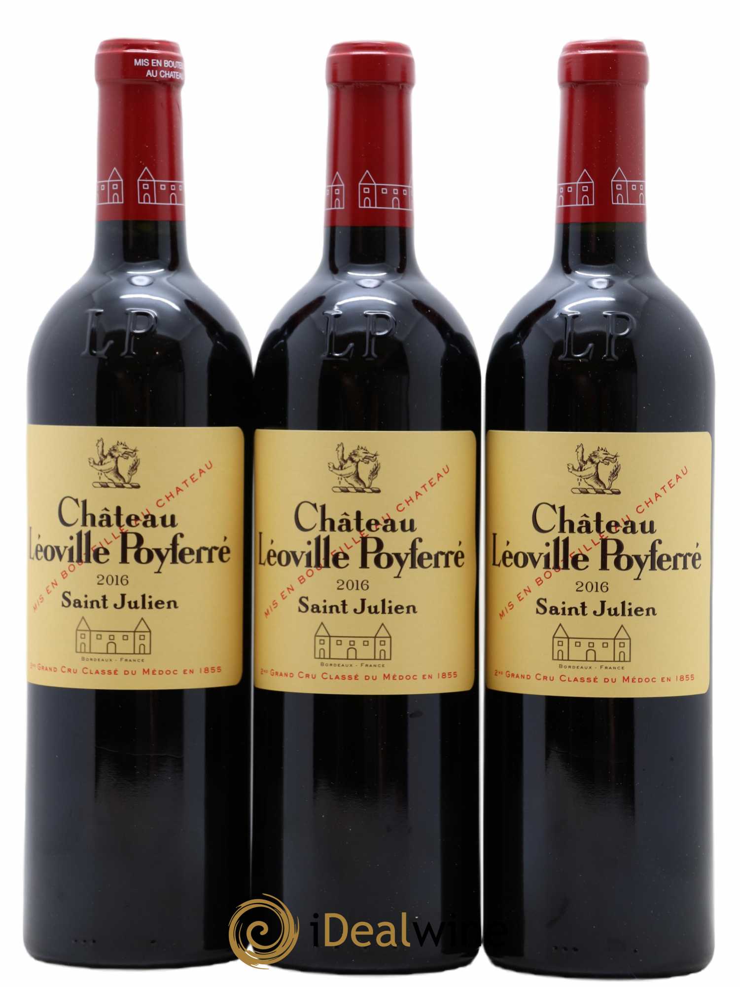 Château Léoville Poyferré 2ème Grand Cru Classé 2016 - Lot de 6 bouteilles - 1