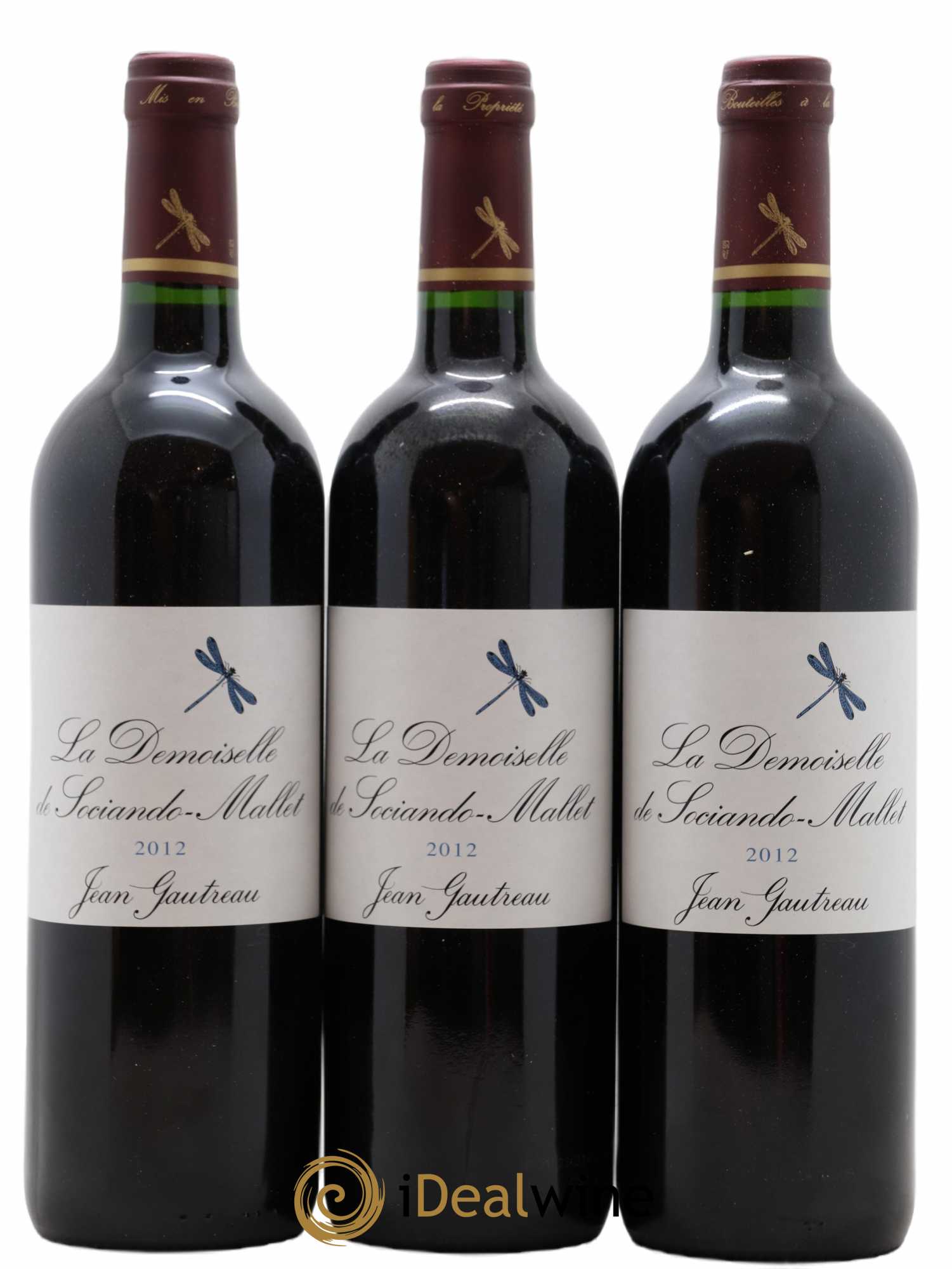 Demoiselle de Sociando Mallet Second Vin 2012 - Lot of 6 bottles - 1