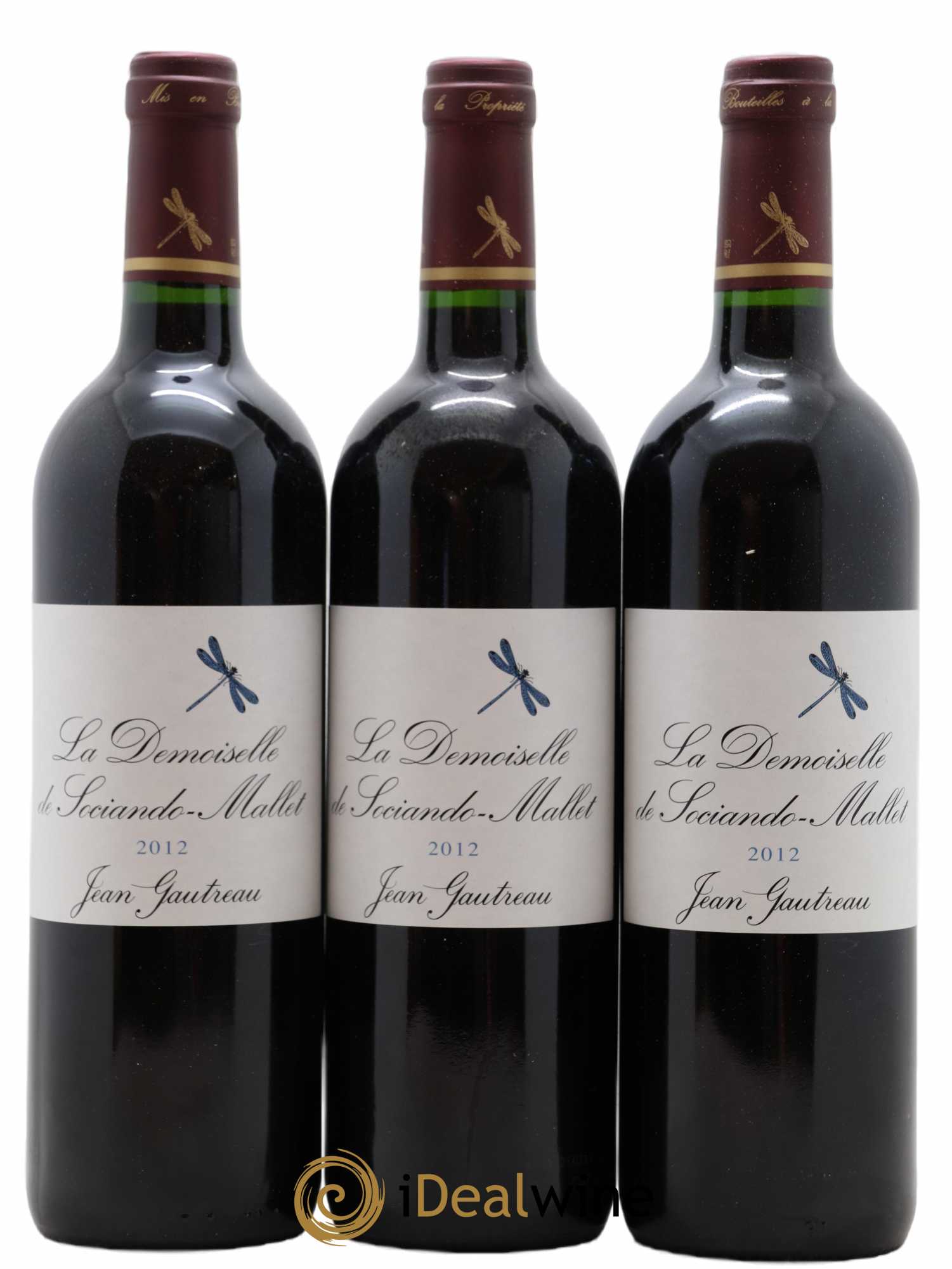 Demoiselle de Sociando Mallet Second Vin 2012 - Lot of 6 bottles - 3