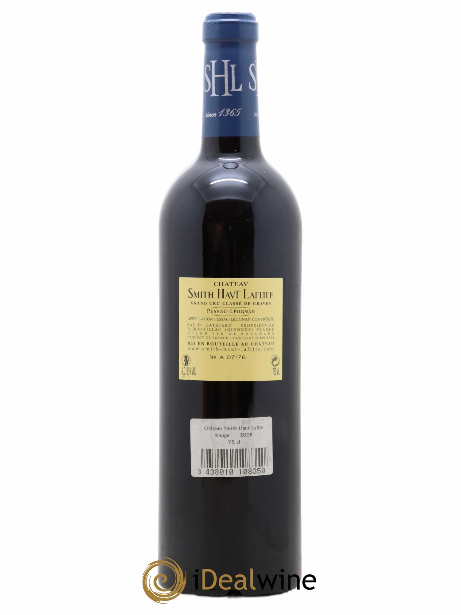 Château Smith Haut Lafitte Cru Classé de Graves 2008 - Lot de 1 bouteille - 1