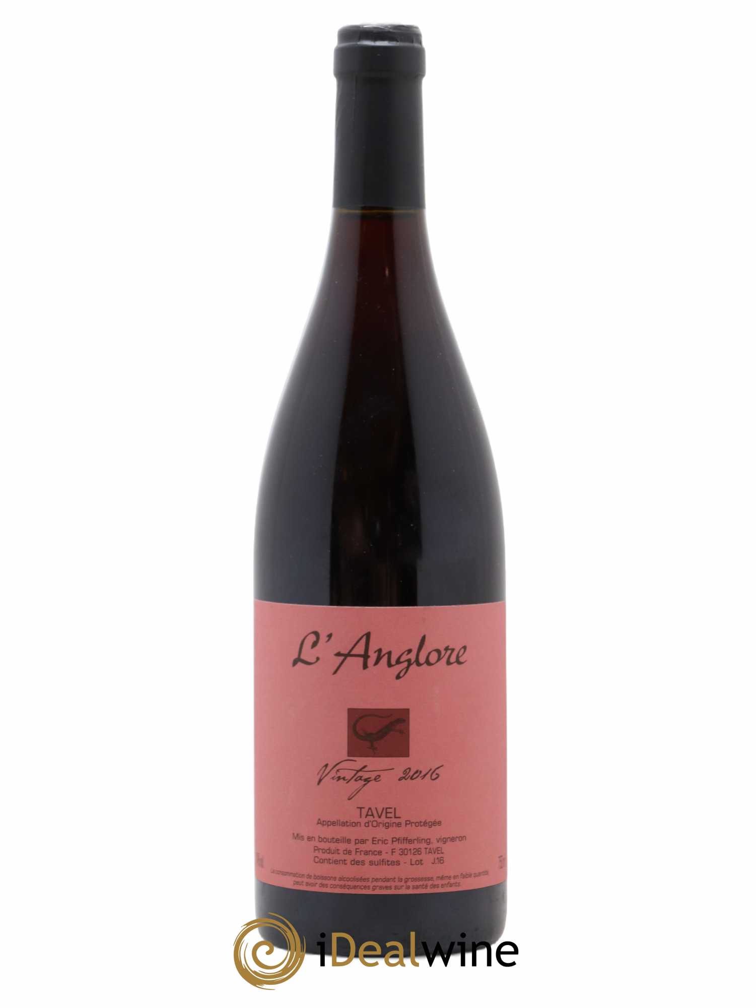 Tavel Vintage L'Anglore 2016 - Lot de 1 bouteille - 0