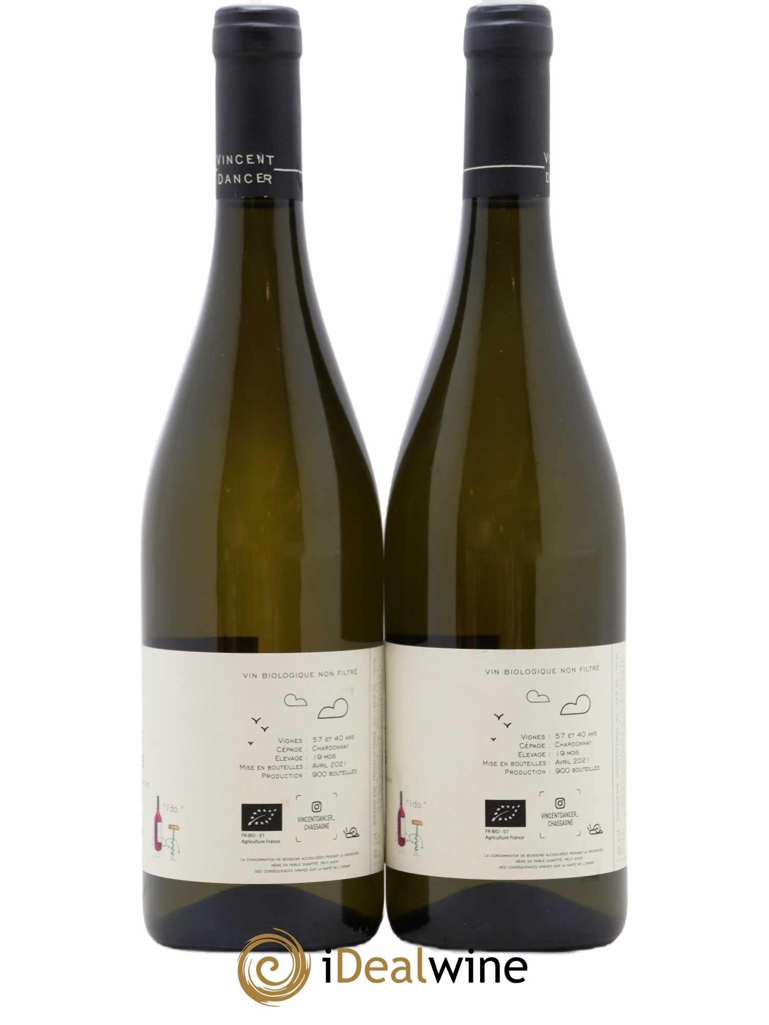 Meursault 1er Cru Perrières Vincent Dancer 2019 - Lot de 2 bouteilles - 1