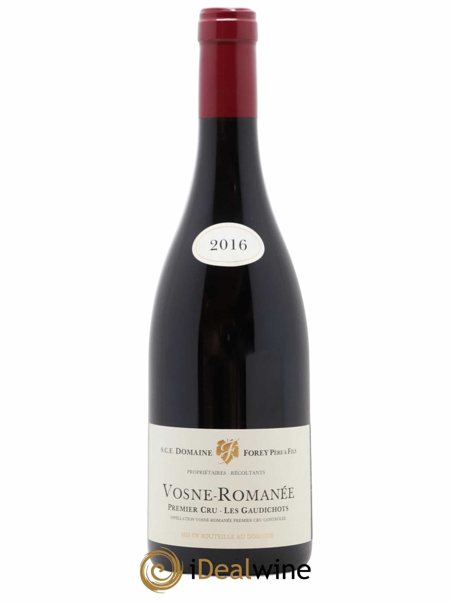 Vosne-Romanée 1er Cru Les Gaudichots Forey Père et Fils (Domaine) 2016 - Lot de 1 bouteille - 0