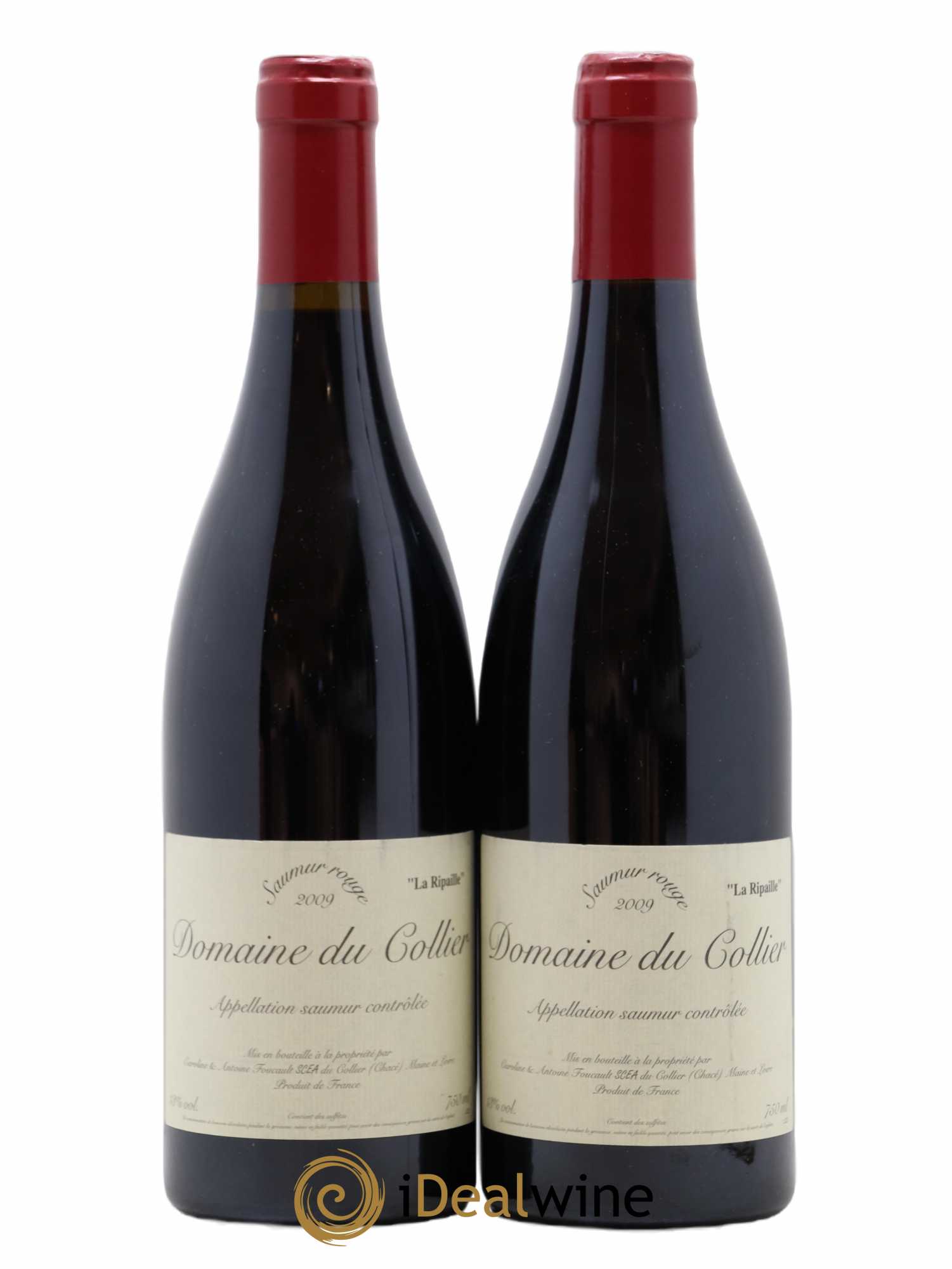 Saumur La Ripaille Domaine du Collier 2009 - Lot de 2 bouteilles - 0