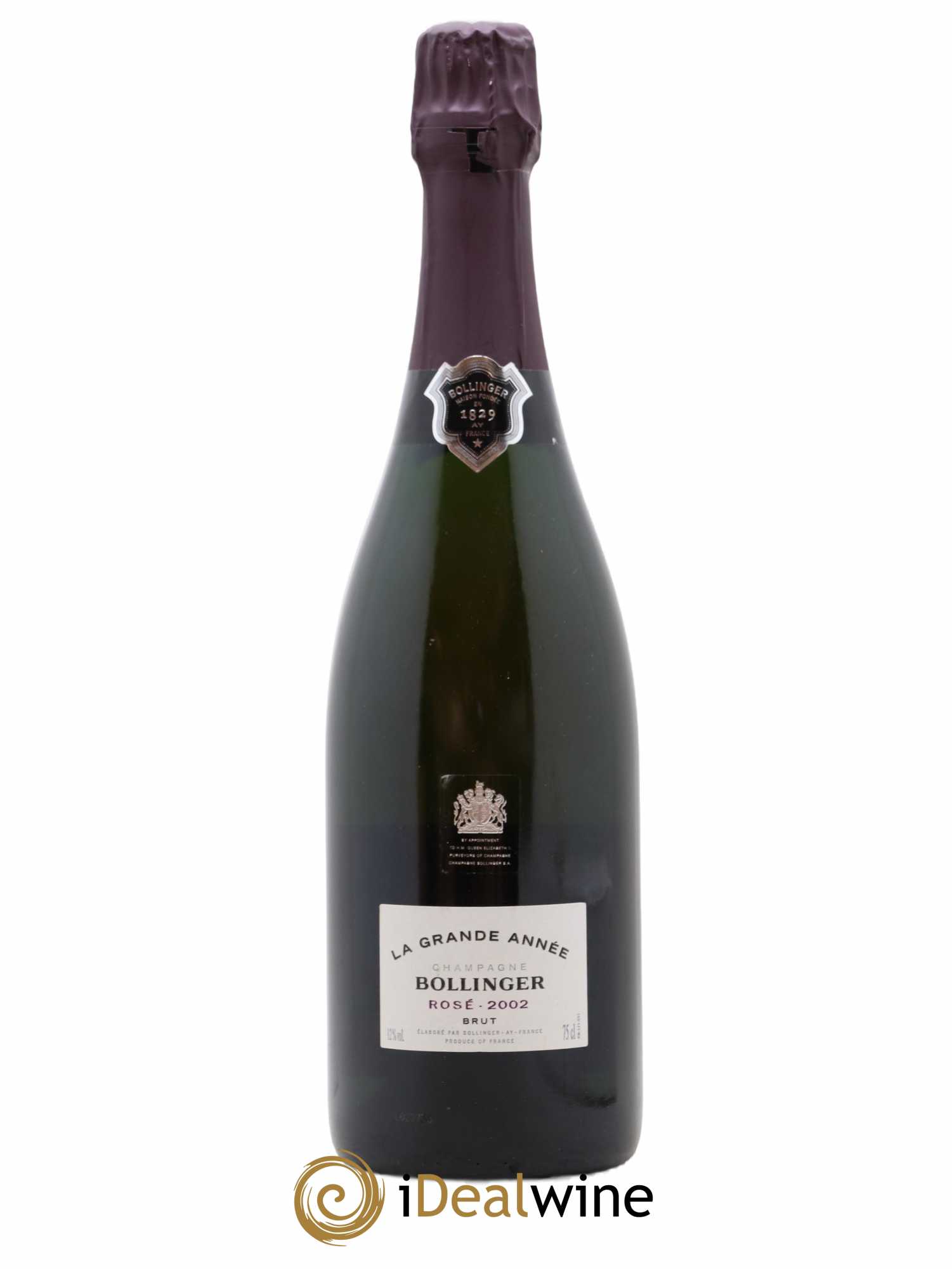 Grande Année Brut Bollinger 2002 - Lot de 1 bouteille - 0