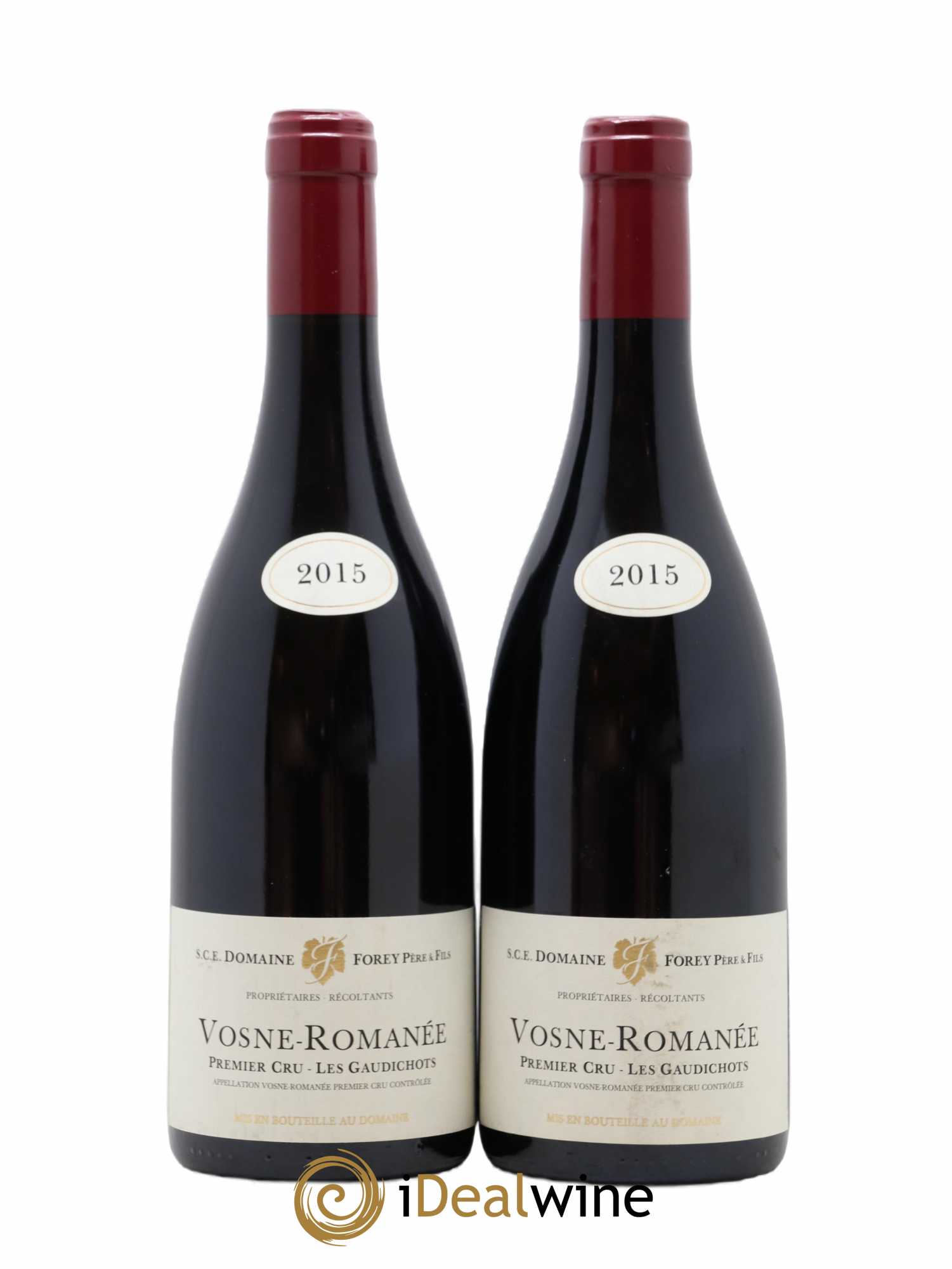 Vosne-Romanée 1er Cru Les Gaudichots Forey Père et Fils (Domaine) 2015 - Lot de 2 bouteilles - 0
