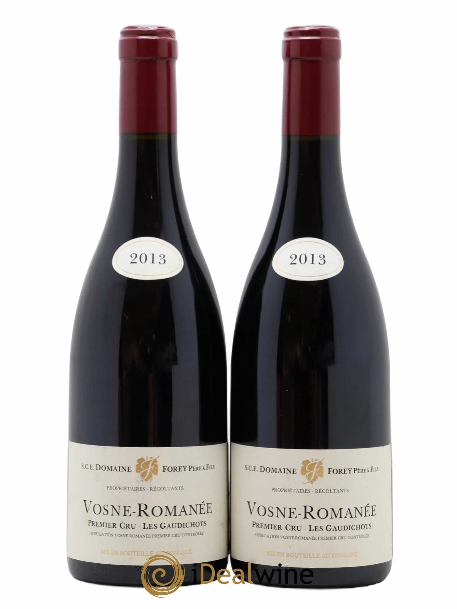 Vosne-Romanée 1er Cru Les Gaudichots Forey Père et Fils (Domaine) 2013 - Lot de 2 bouteilles - 0