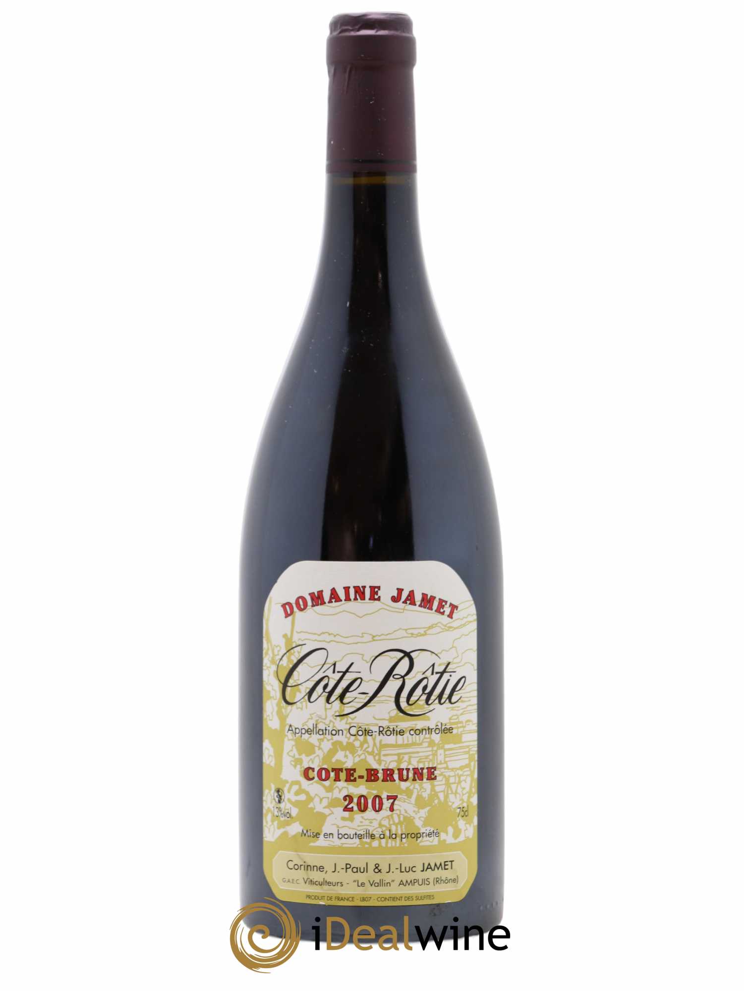 Côte-Rôtie Côte Brune Jamet (Domaine) 2007 - Lot de 1 bouteille - 0