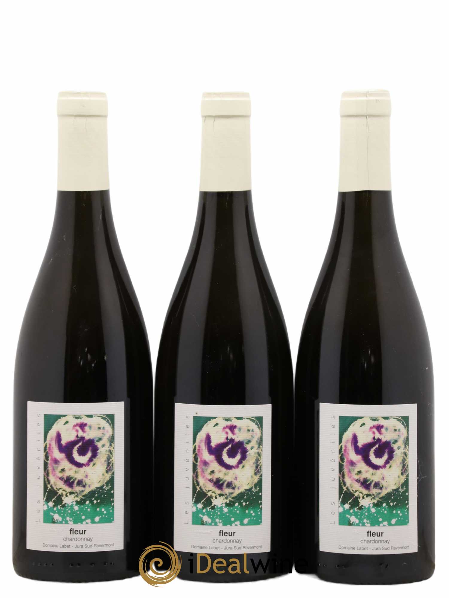 Côtes du Jura Chardonnay Fleur Romain - Julien - Charline Labet 2019 - Lot de 3 bouteilles - 0