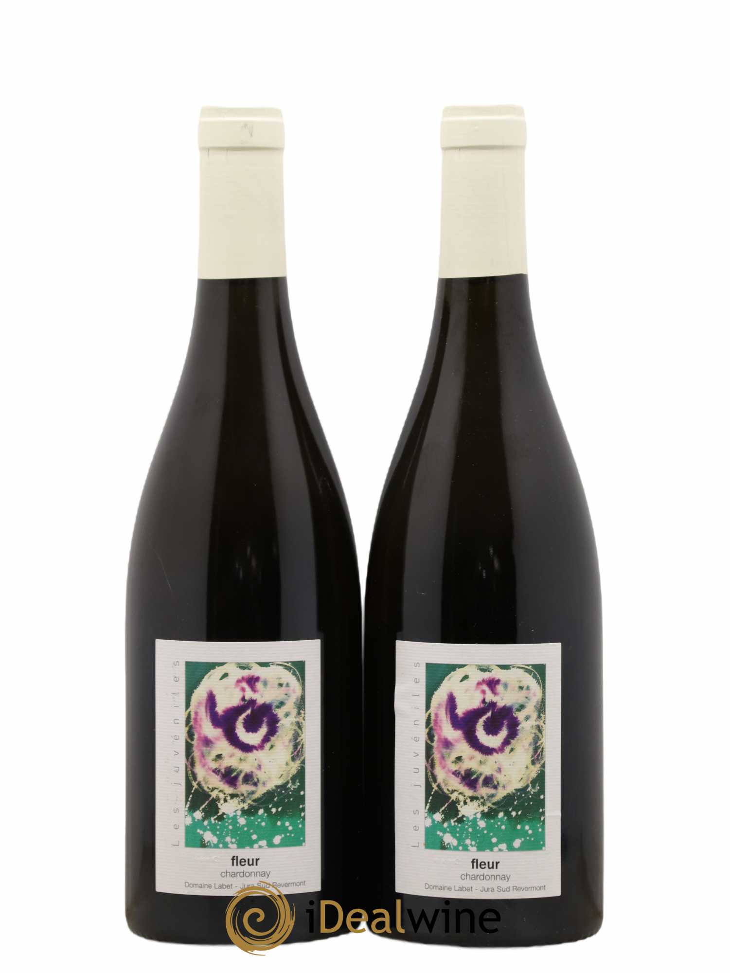 Côtes du Jura Chardonnay Fleur Romain - Julien - Charline Labet 2019 - Lot de 2 bouteilles - 0